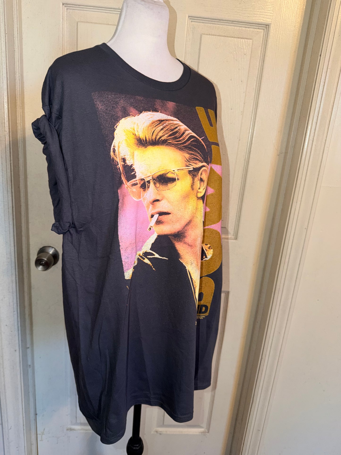David Bowie Oversized Distressed Tee