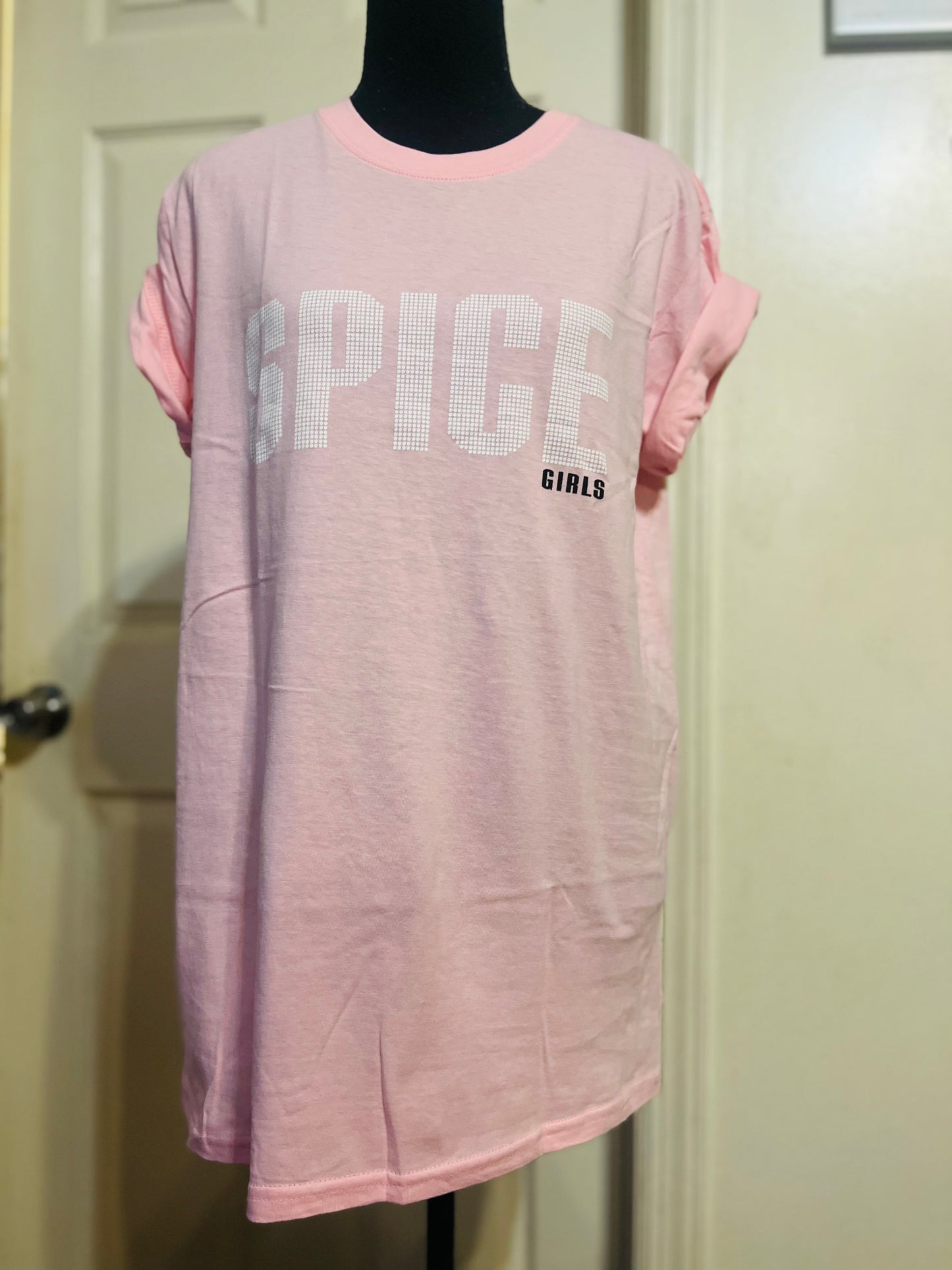 Spice Girls Double Sided Oversized Distressed Tee