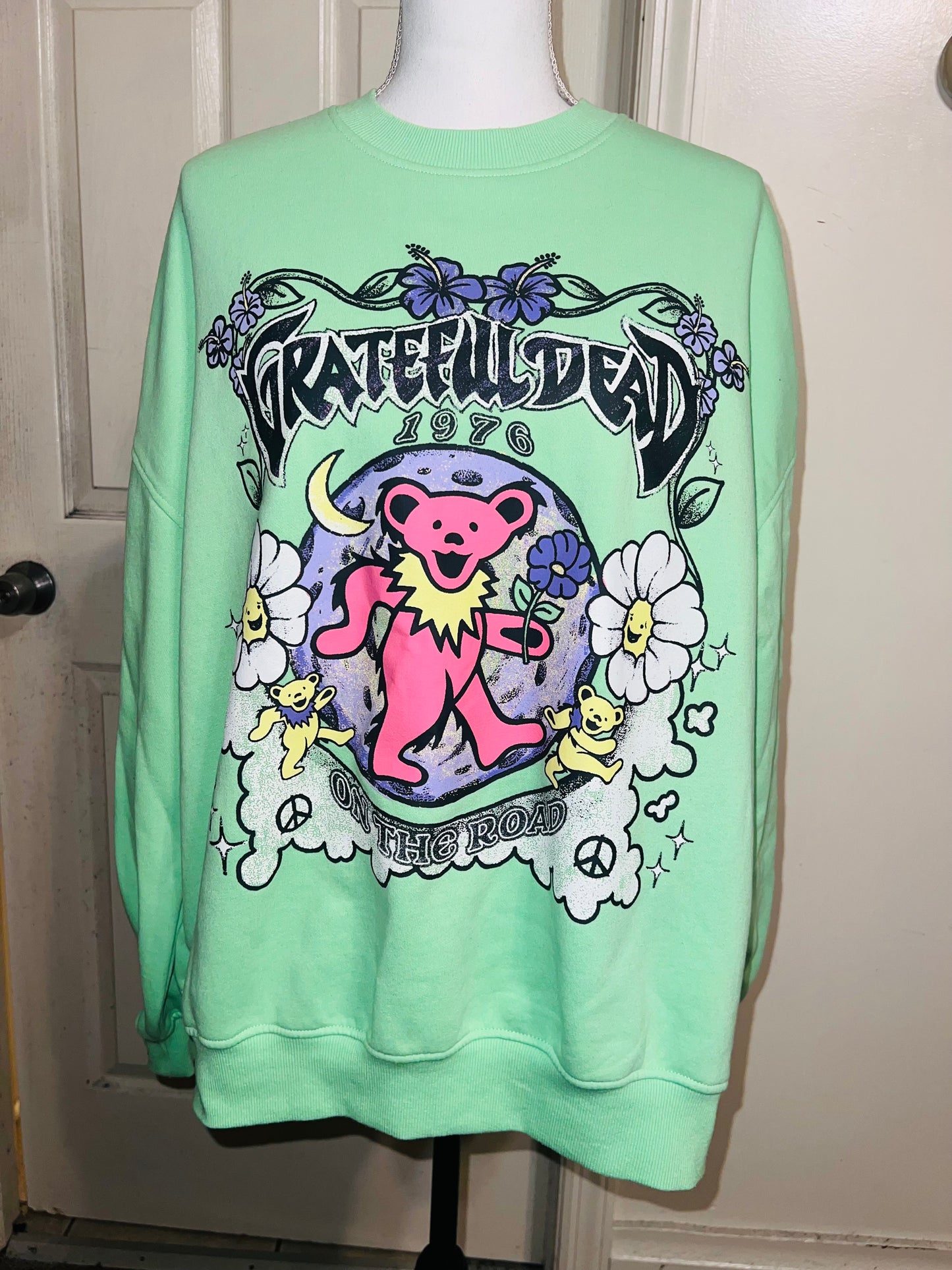 Grateful Dead Oversized Distressed Sweatshirt