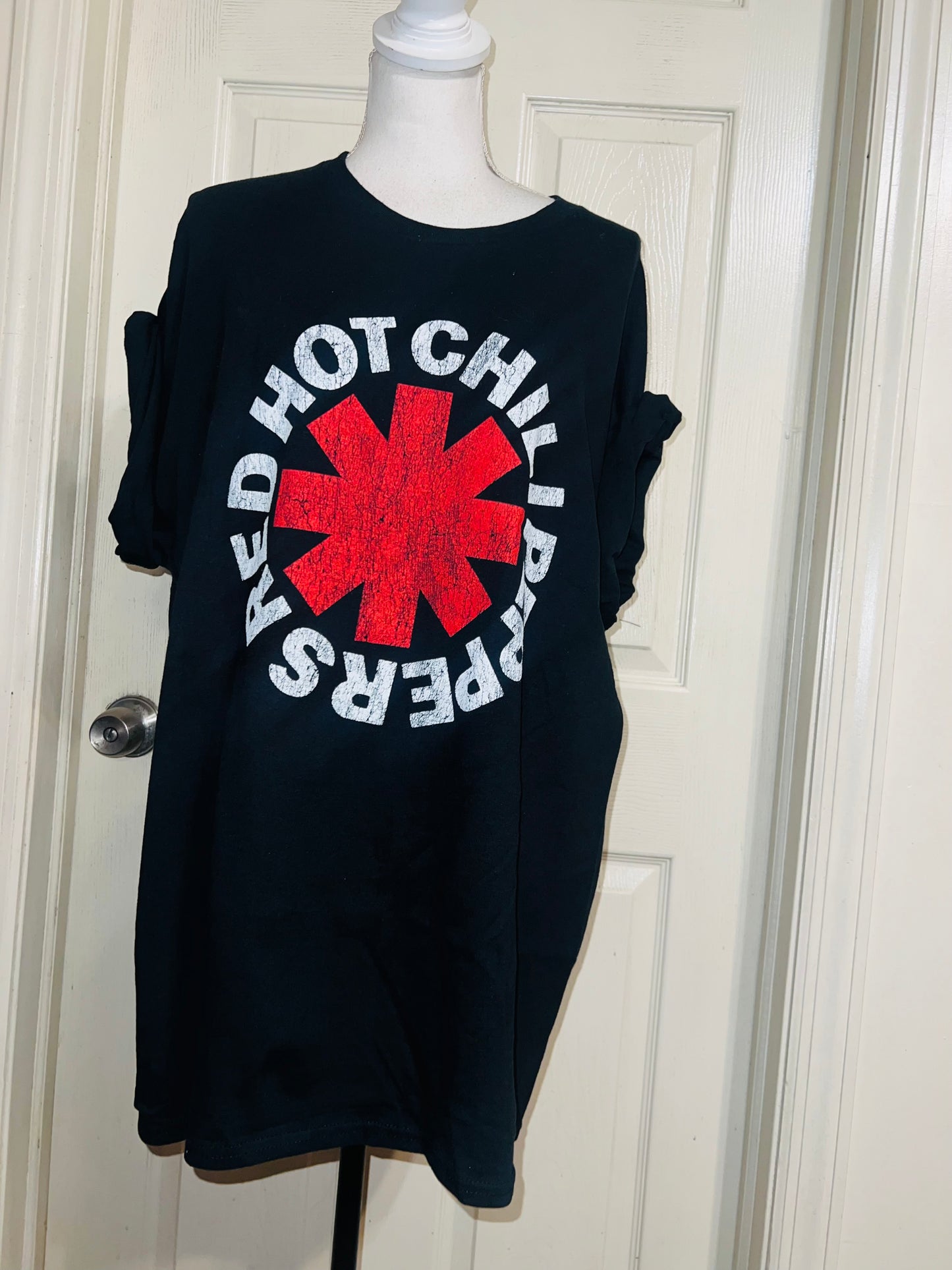 Red Hot Chili Peppers Oversized Distressed Tee