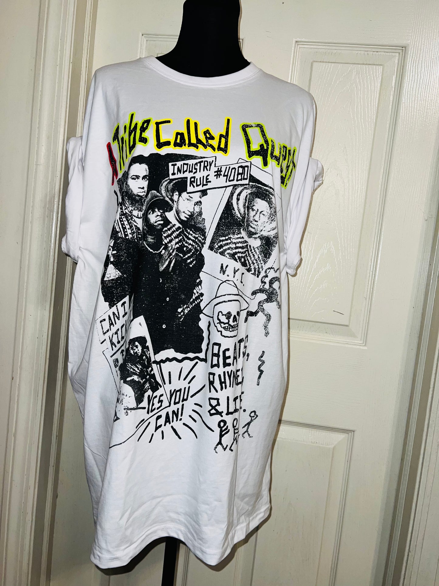 A Tribe Called Quest Oversized Distressed Tee