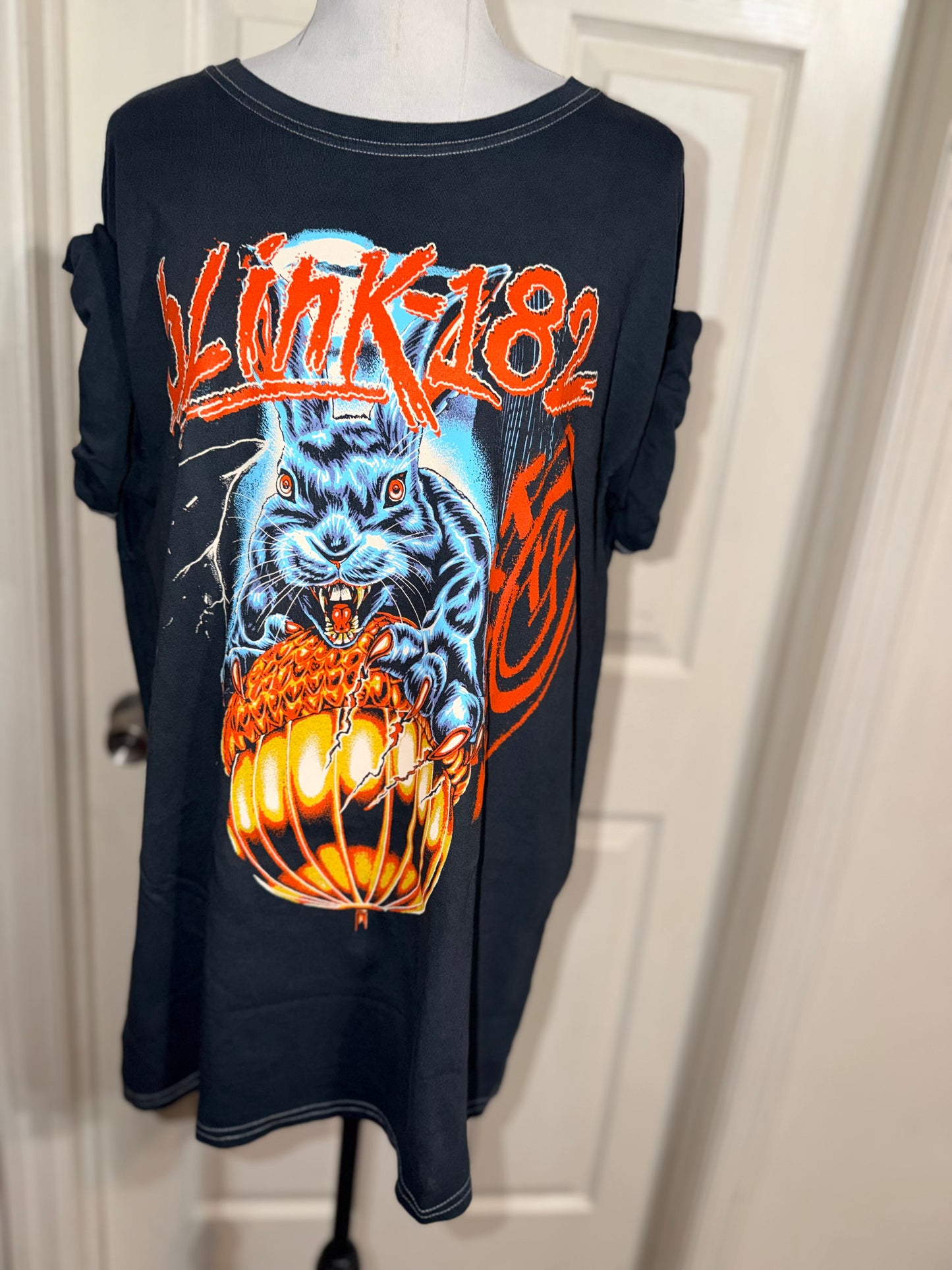 Blink-182 Oversized Distressed Tee