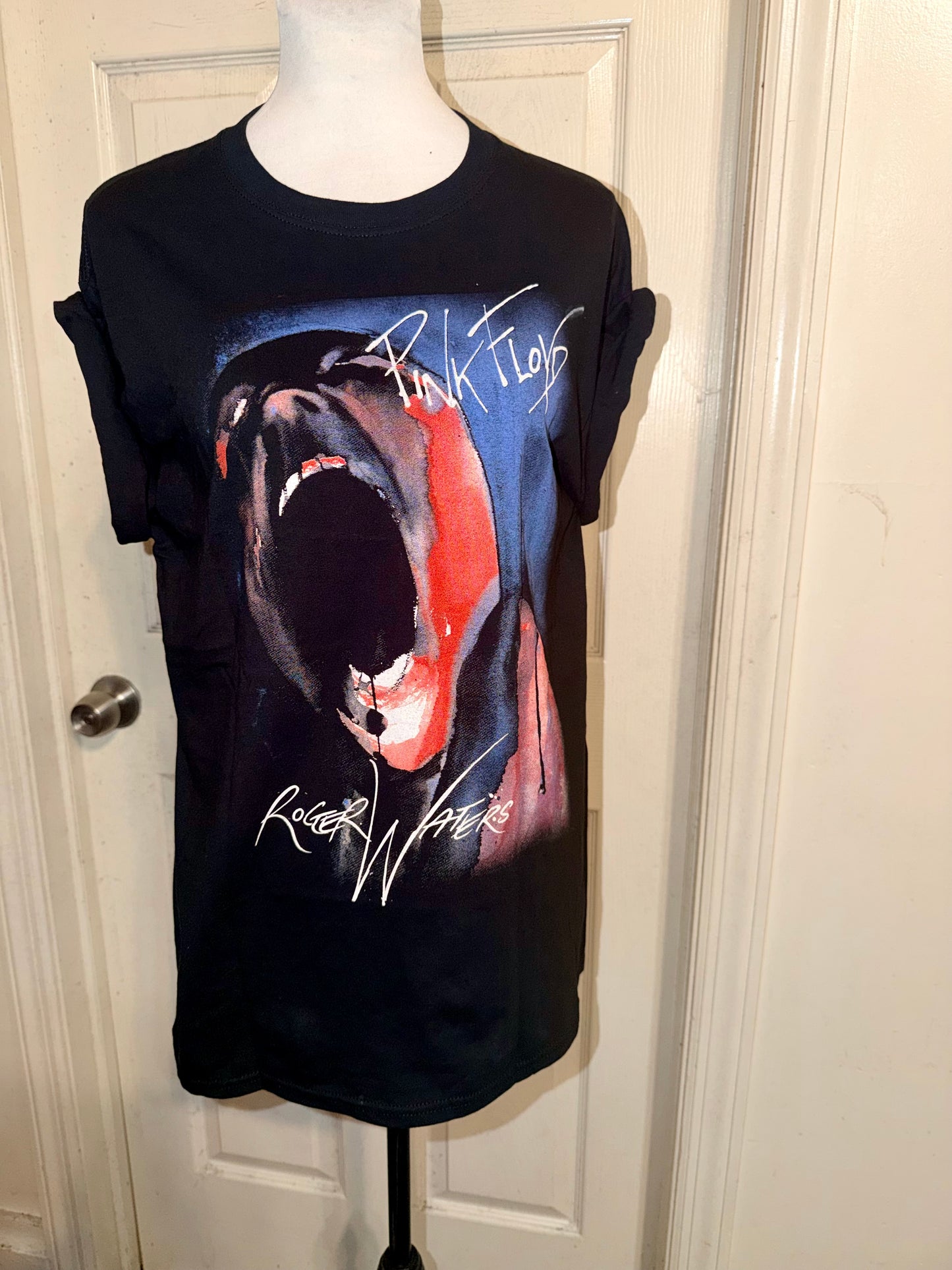 Pink Floyd Roger Waters Oversized Double Sided Distressed Tee
