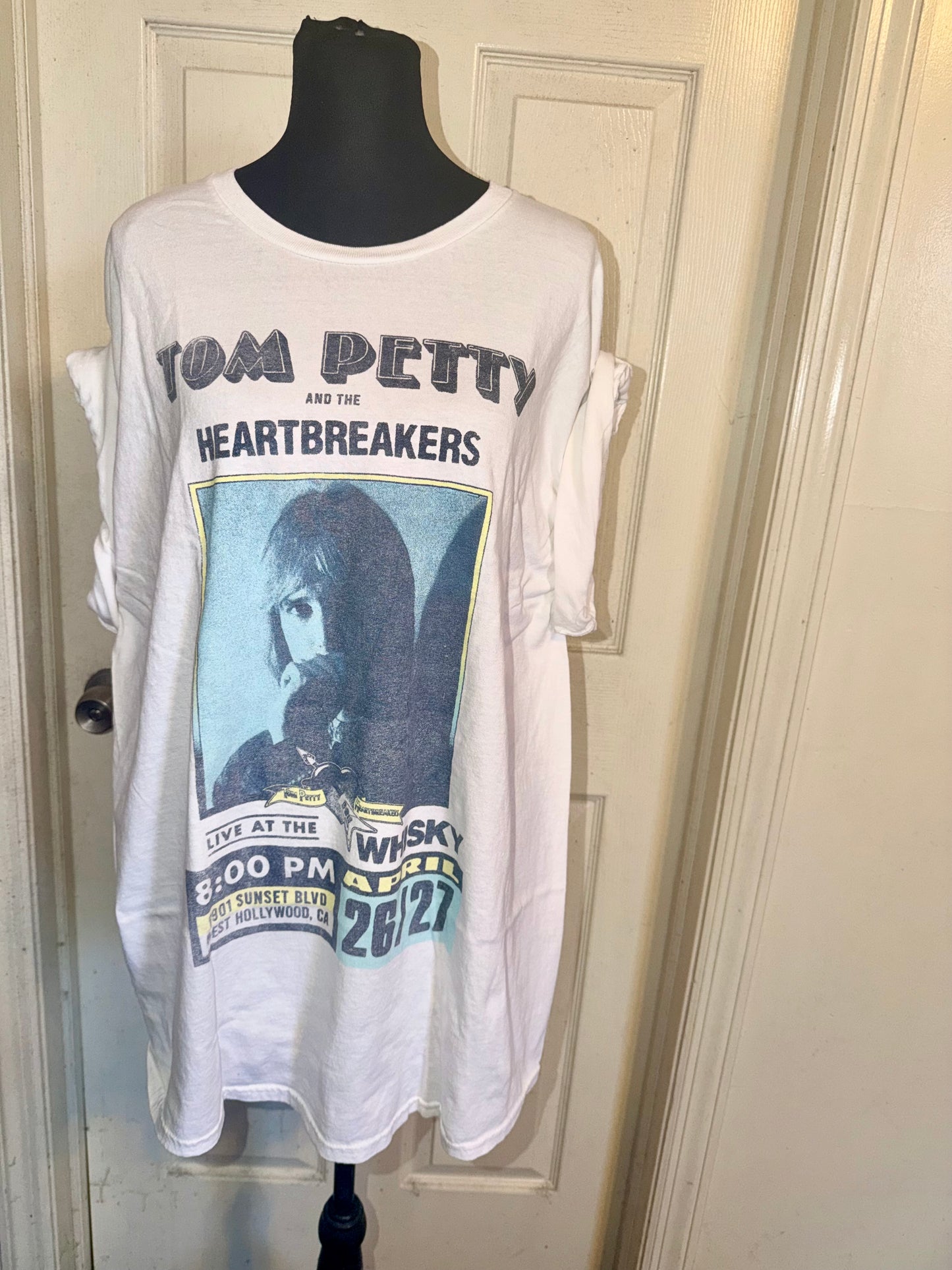 Tom Petty and the Heartbreakers Oversized Distressed Tee