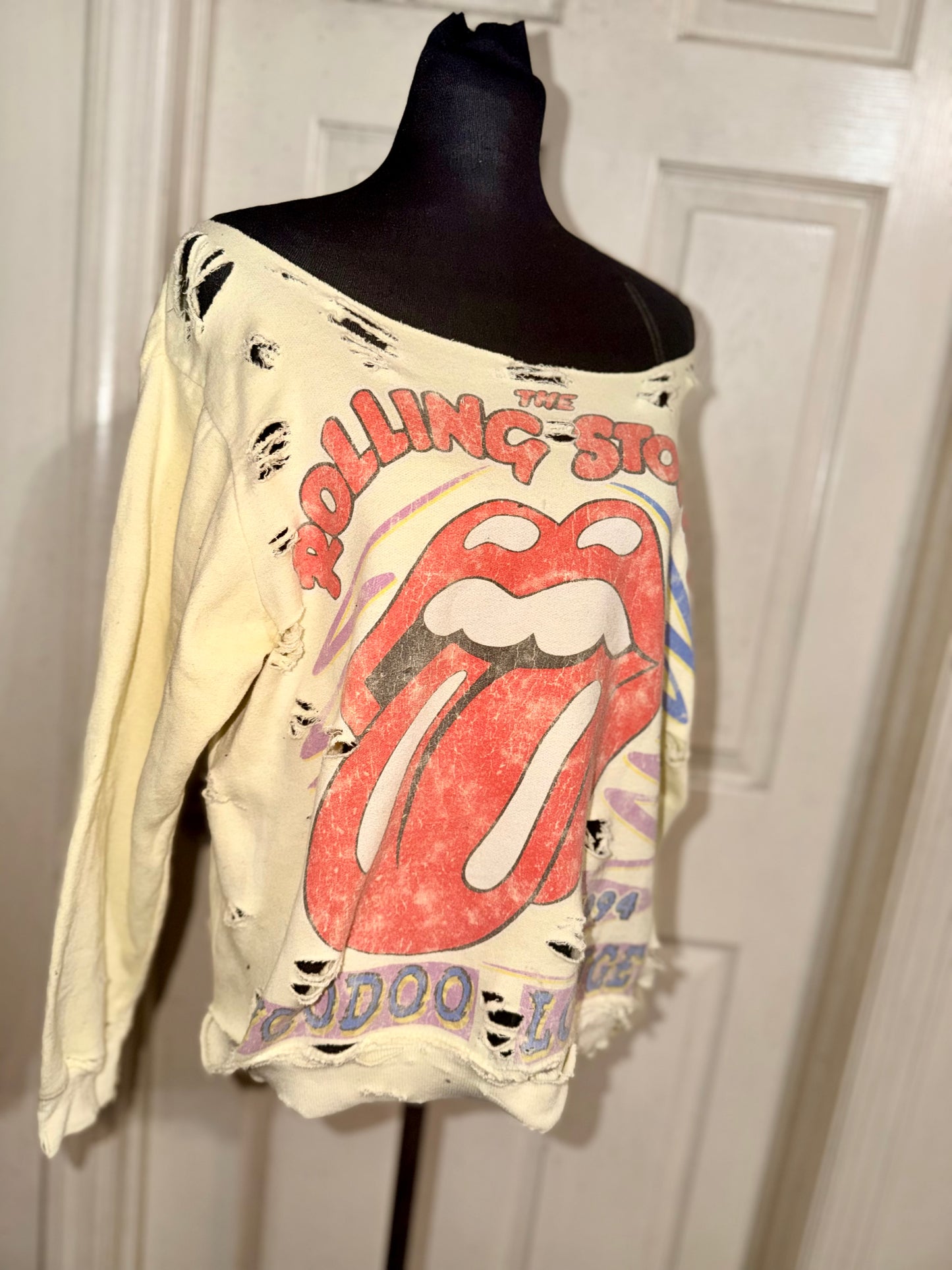 The Rolling Stones Distressed Sweatshirt