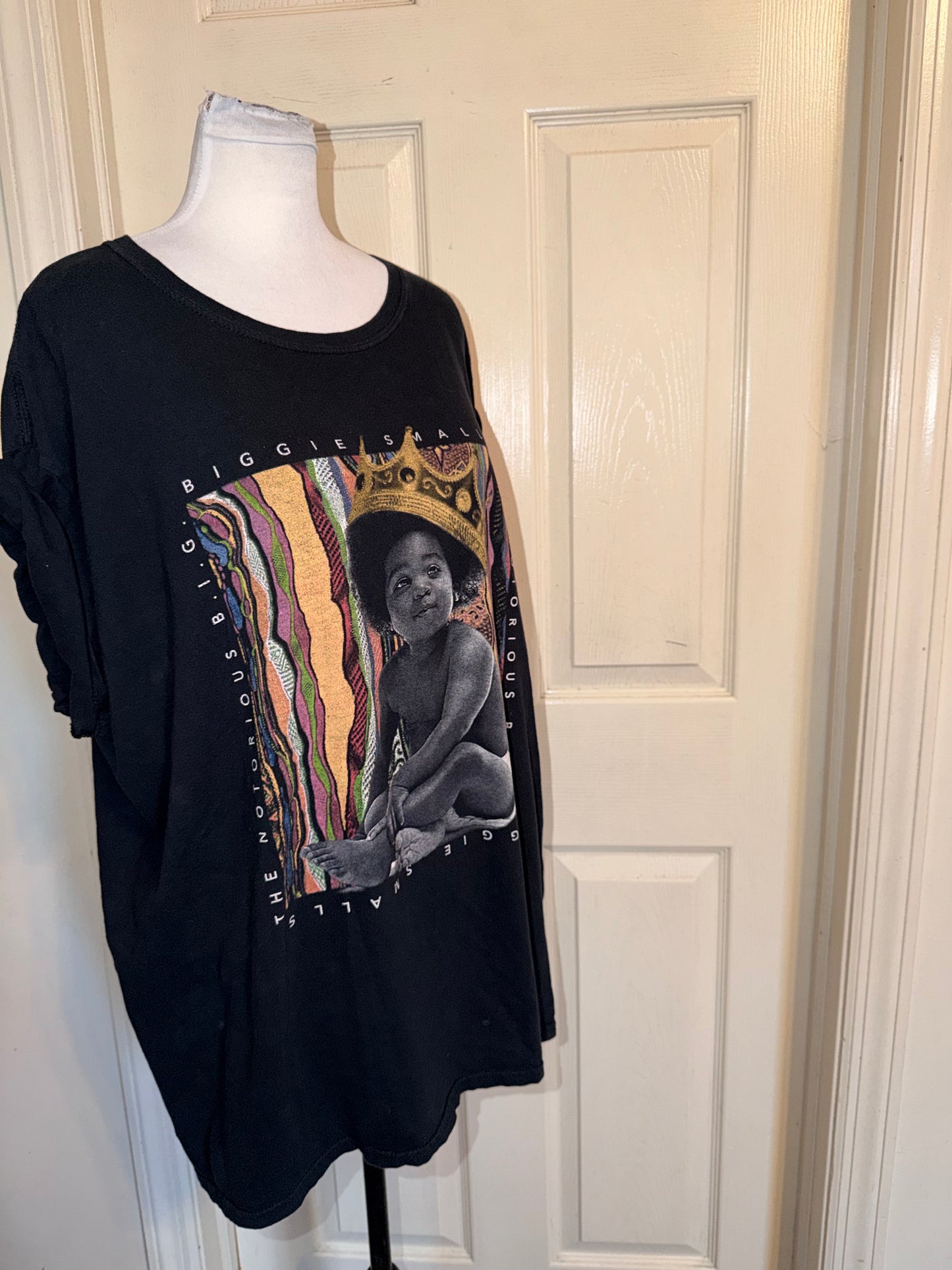 Notorious BIG Oversized Distressed Tee