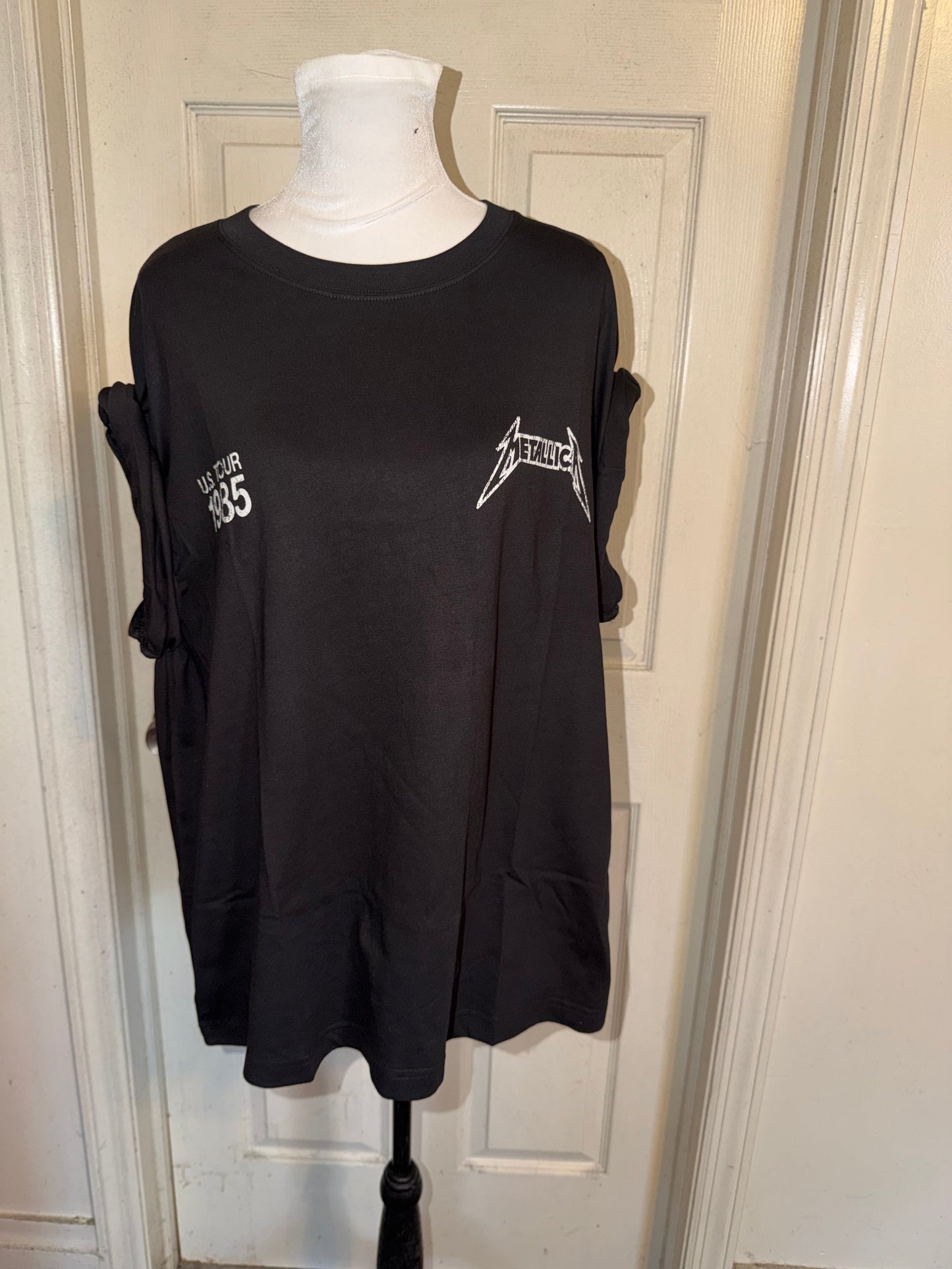 Metallica Double Sided Oversized Distressed Tee