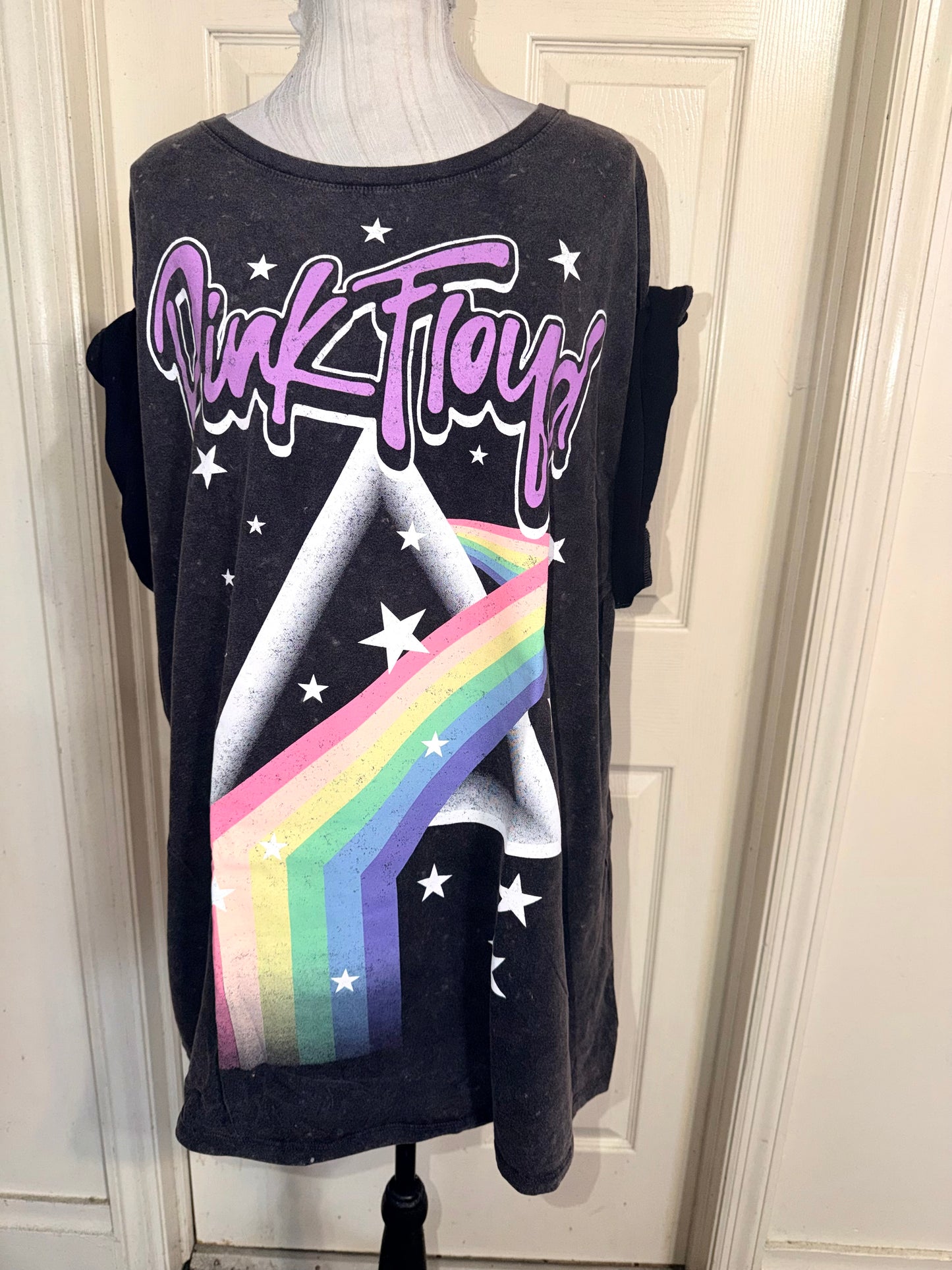 Pink Floyd Double Sided Oversized Distressed Tee