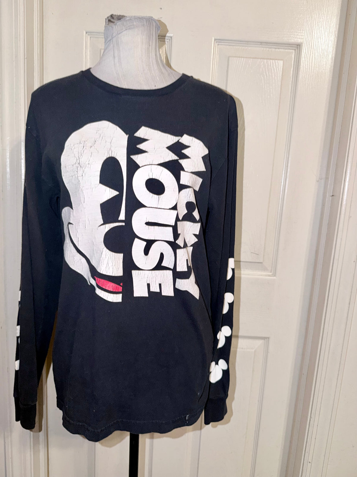 Mickey Mouse Vintage Oversized Long Sleeve Tee