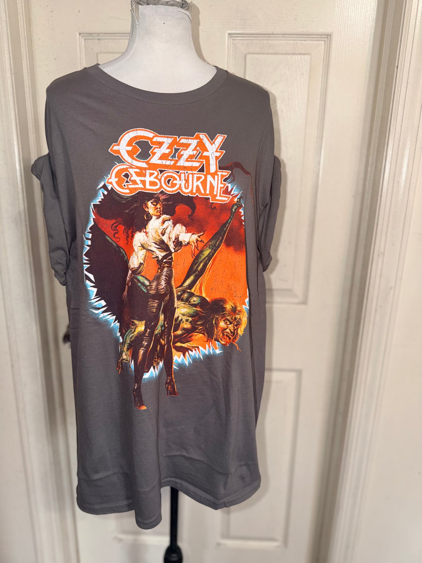 Ozzy Osbourne Oversized Distressed Tee