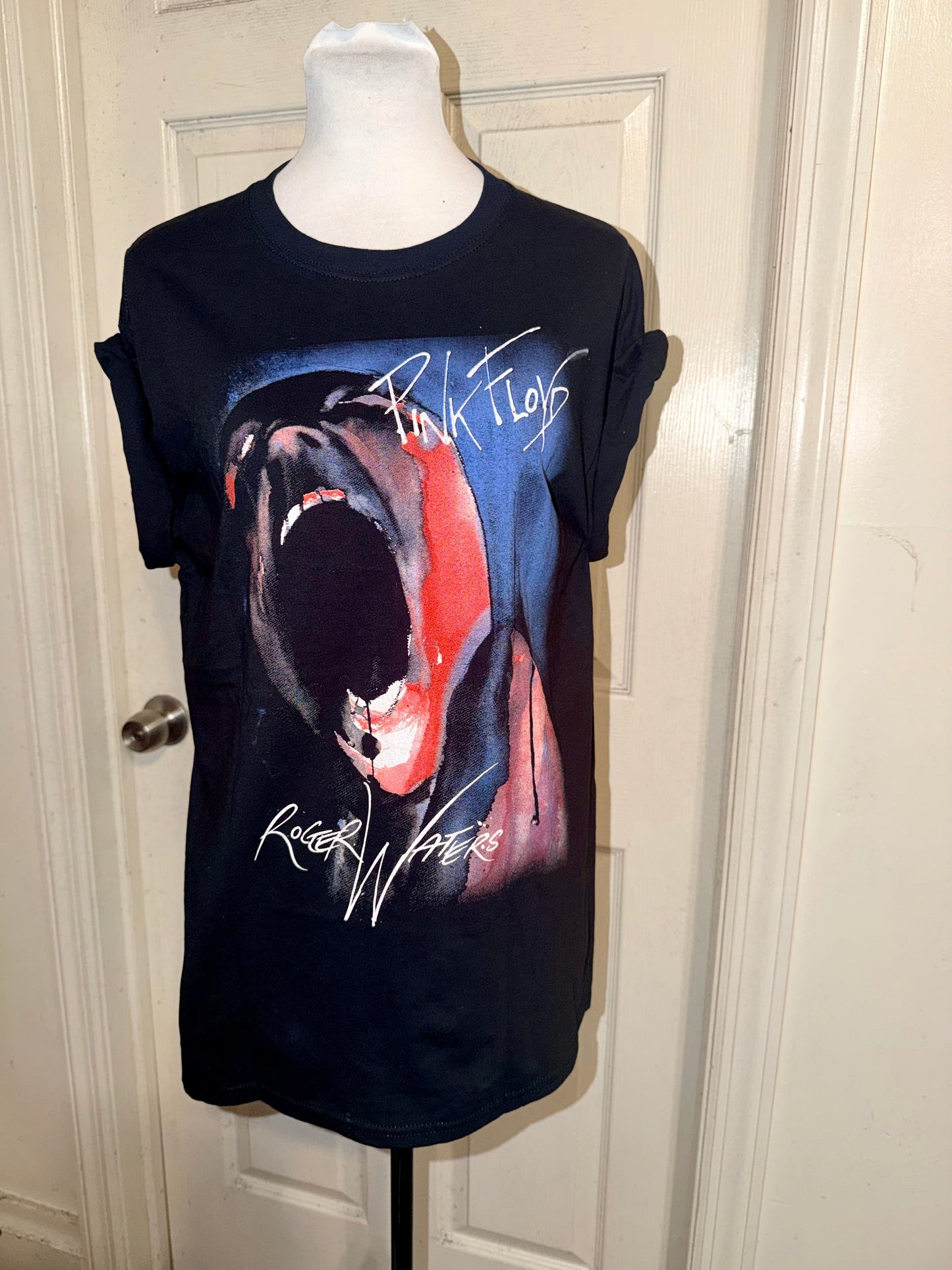 Pink Floyd Roger Waters Oversized Double Sided Distressed Tee