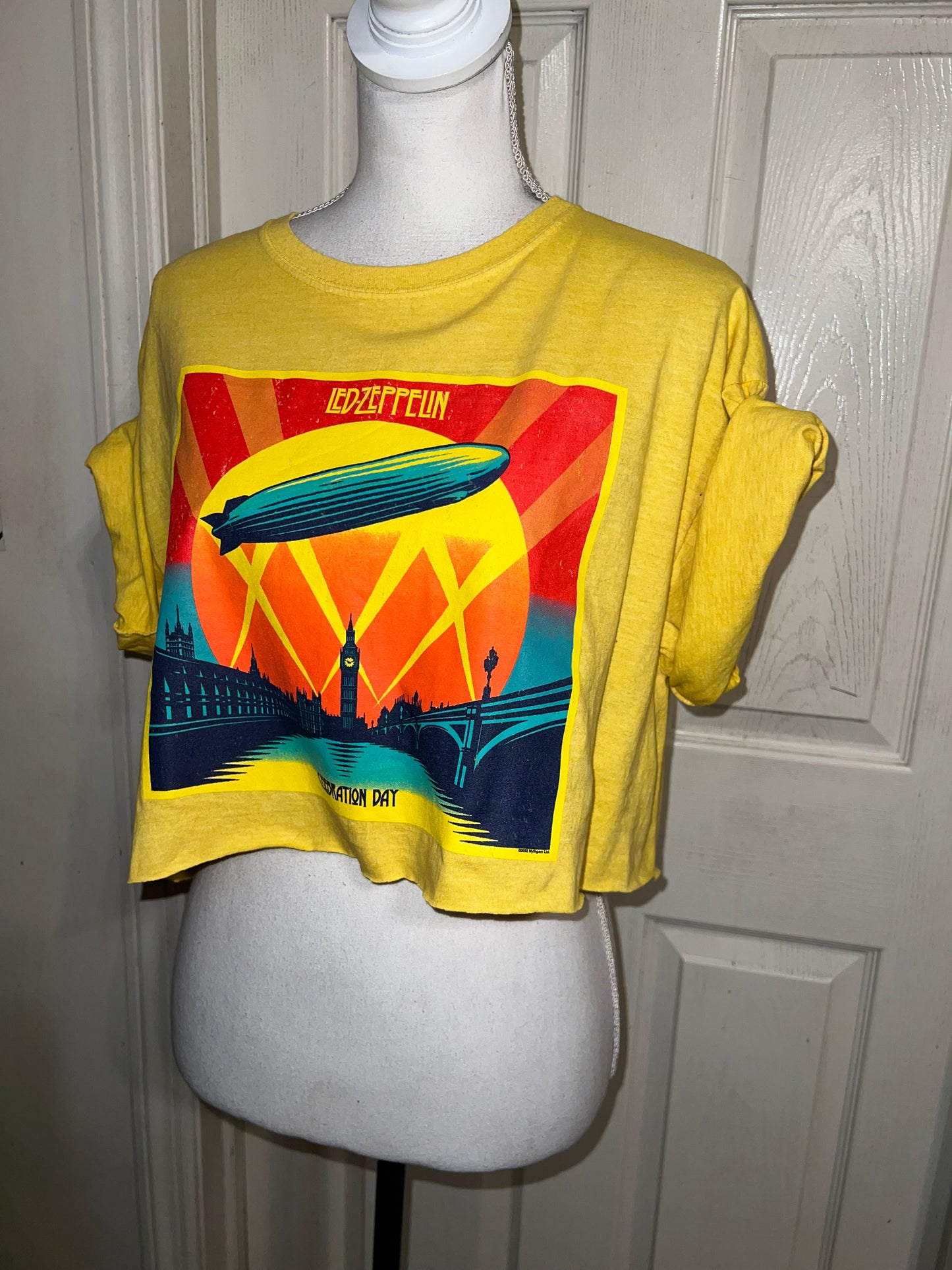 Led Zeppelin Blimp Oversized Distressed Tee