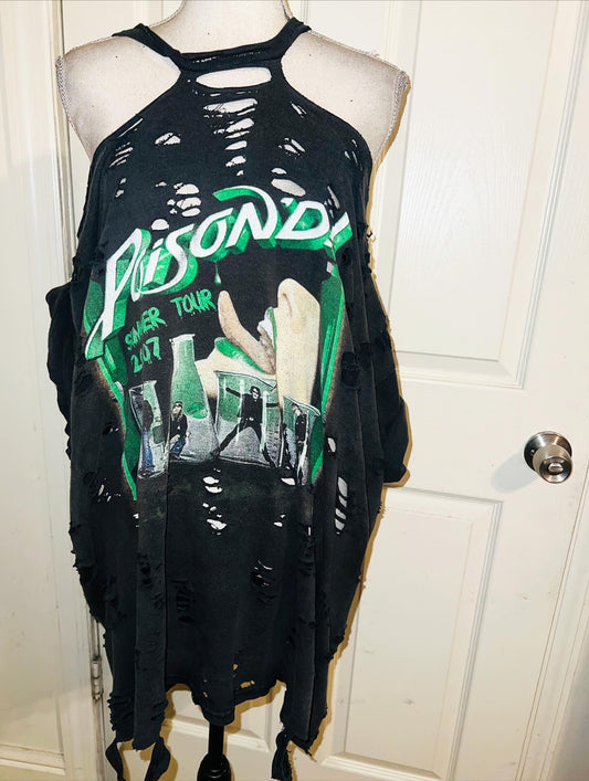 Poison Double Sided Distressed Vintage Tee