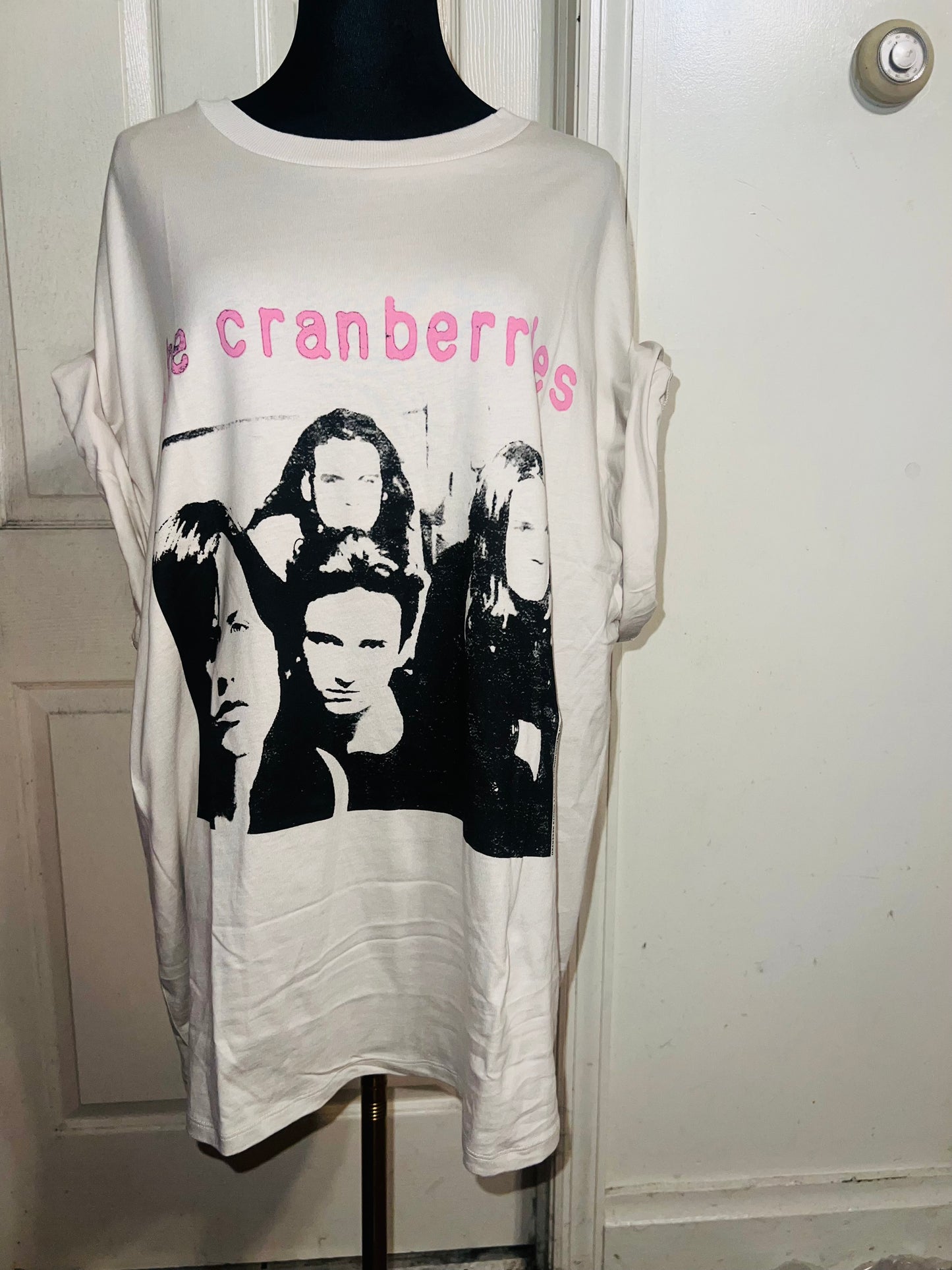 The Cranberries Oversized Distressed Tee