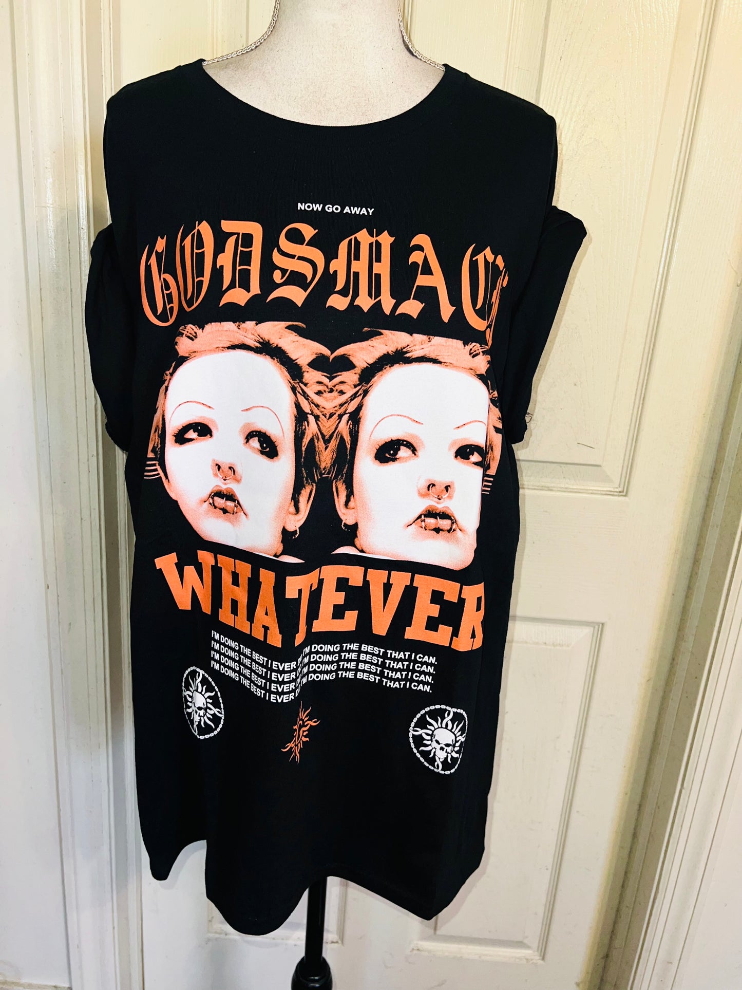 Godsmack Oversized Distressed Tee