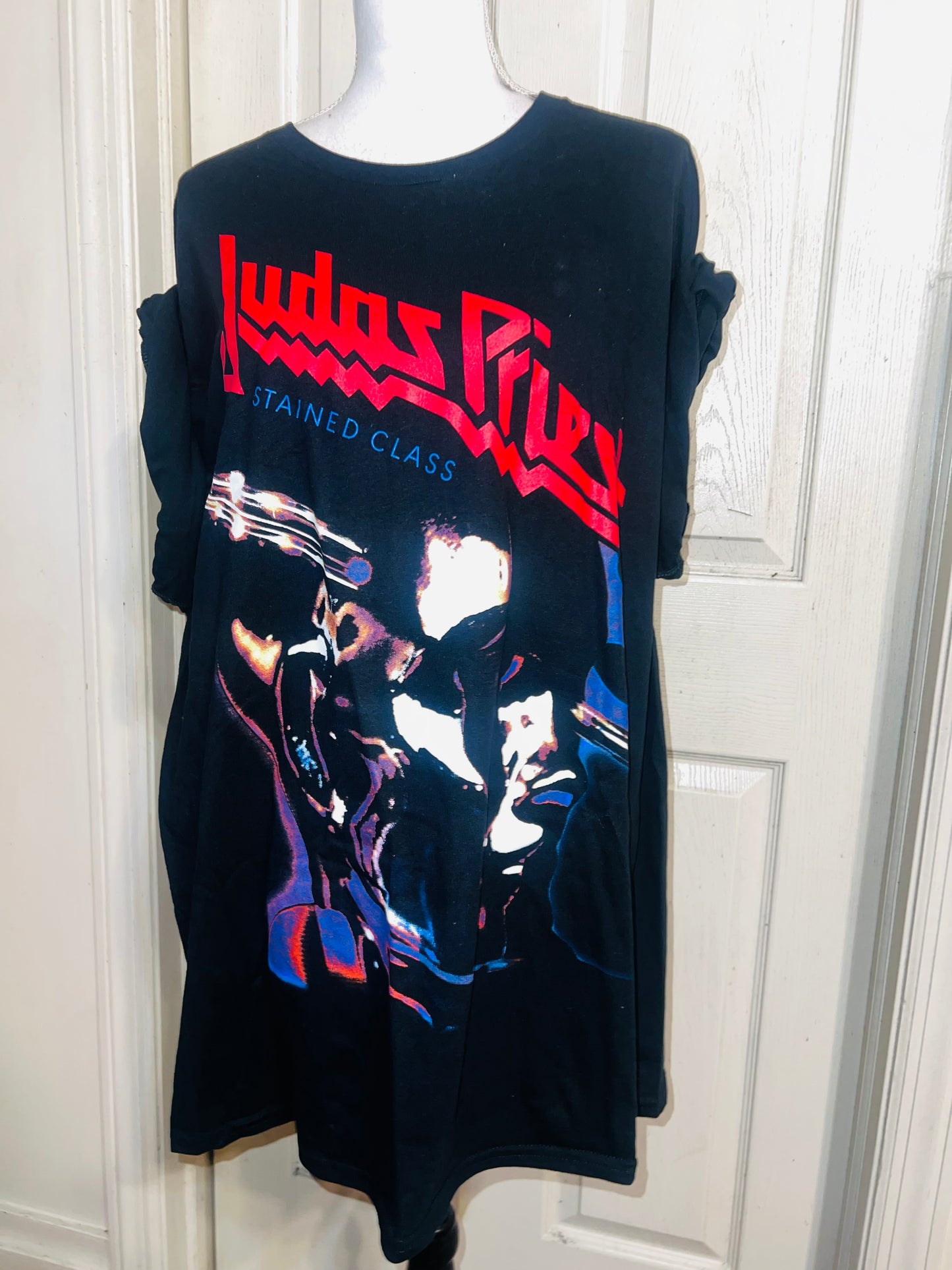 Judas Priest Oversized Distressed Tee