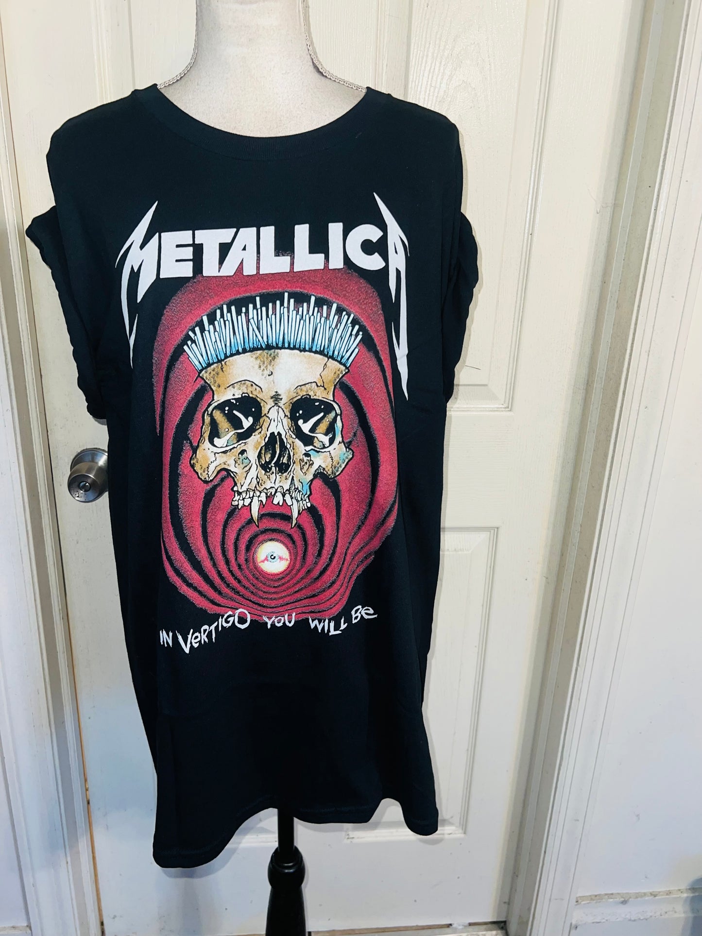 Metallica Double Sided Oversized Distressed Tee
