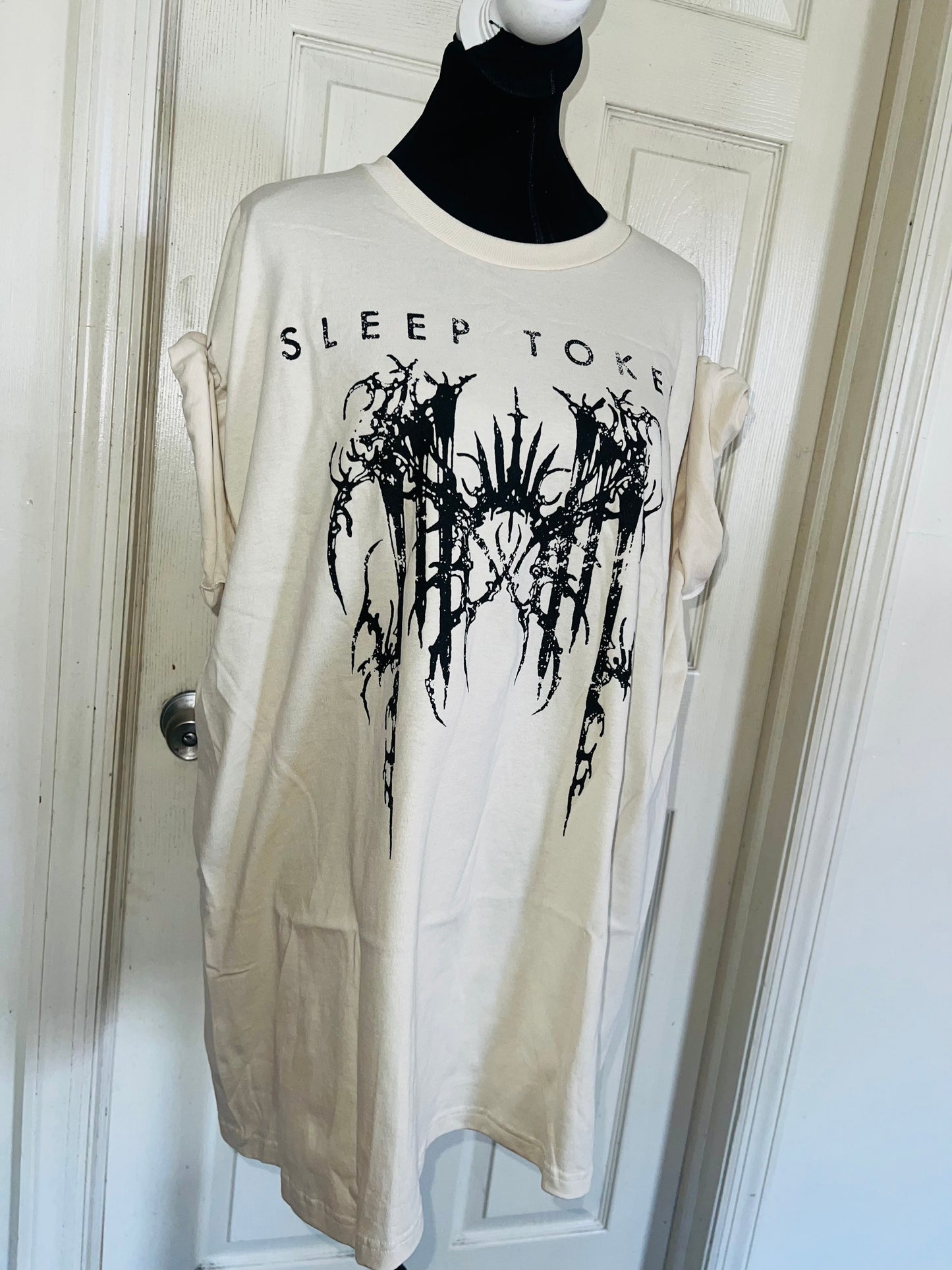 Sleep Token Oversized Distressed Tee