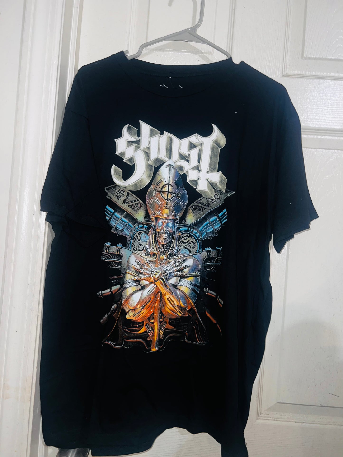 Ghost Oversized Distressed Tee