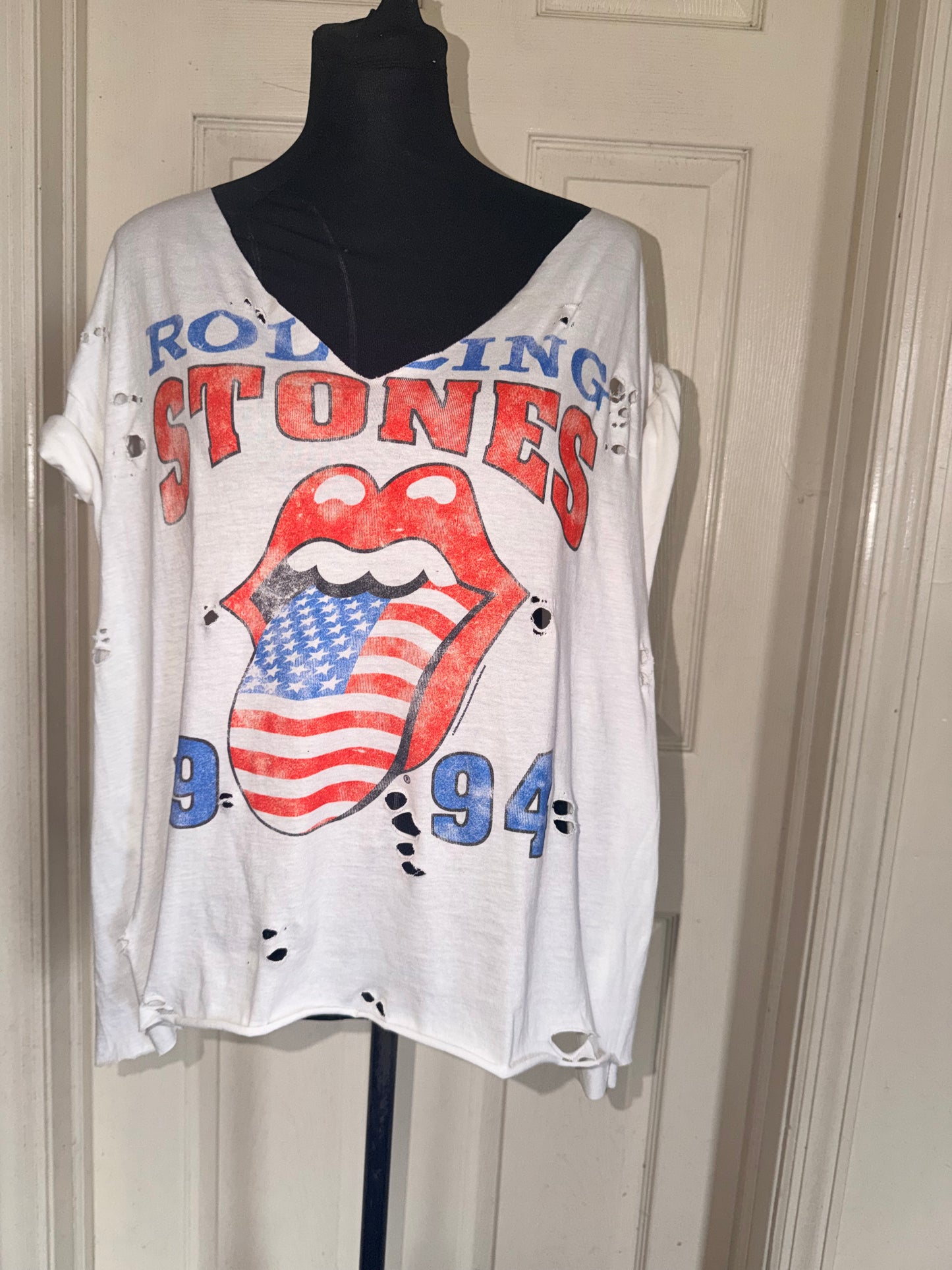 The Rolling Stones Open Back Bow Tee (as is)