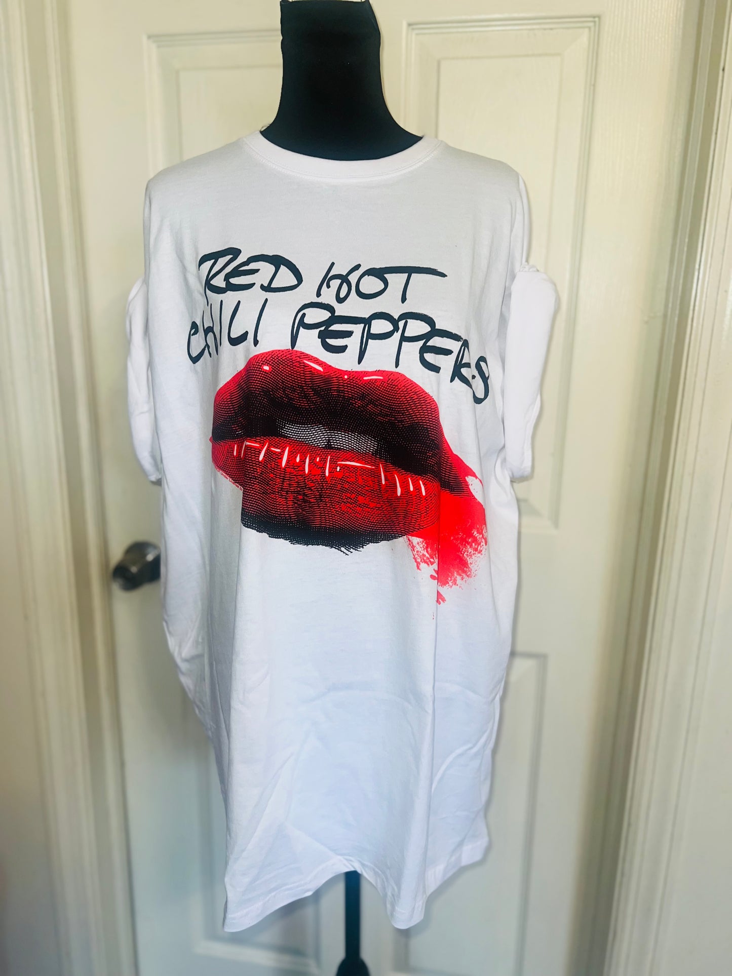 Red Hot Chili Peppers Oversized Distressed Tee