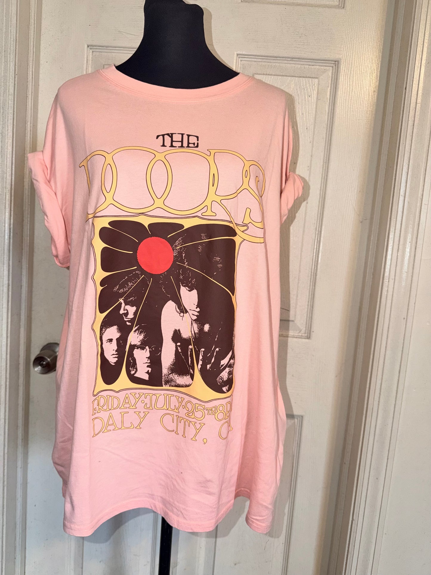 The Doors Oversized Distressed Tee