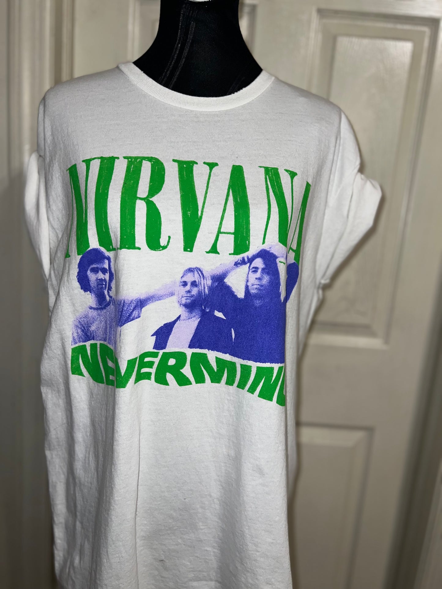 Nirvana “Nevermind” Oversized Distressed Tee