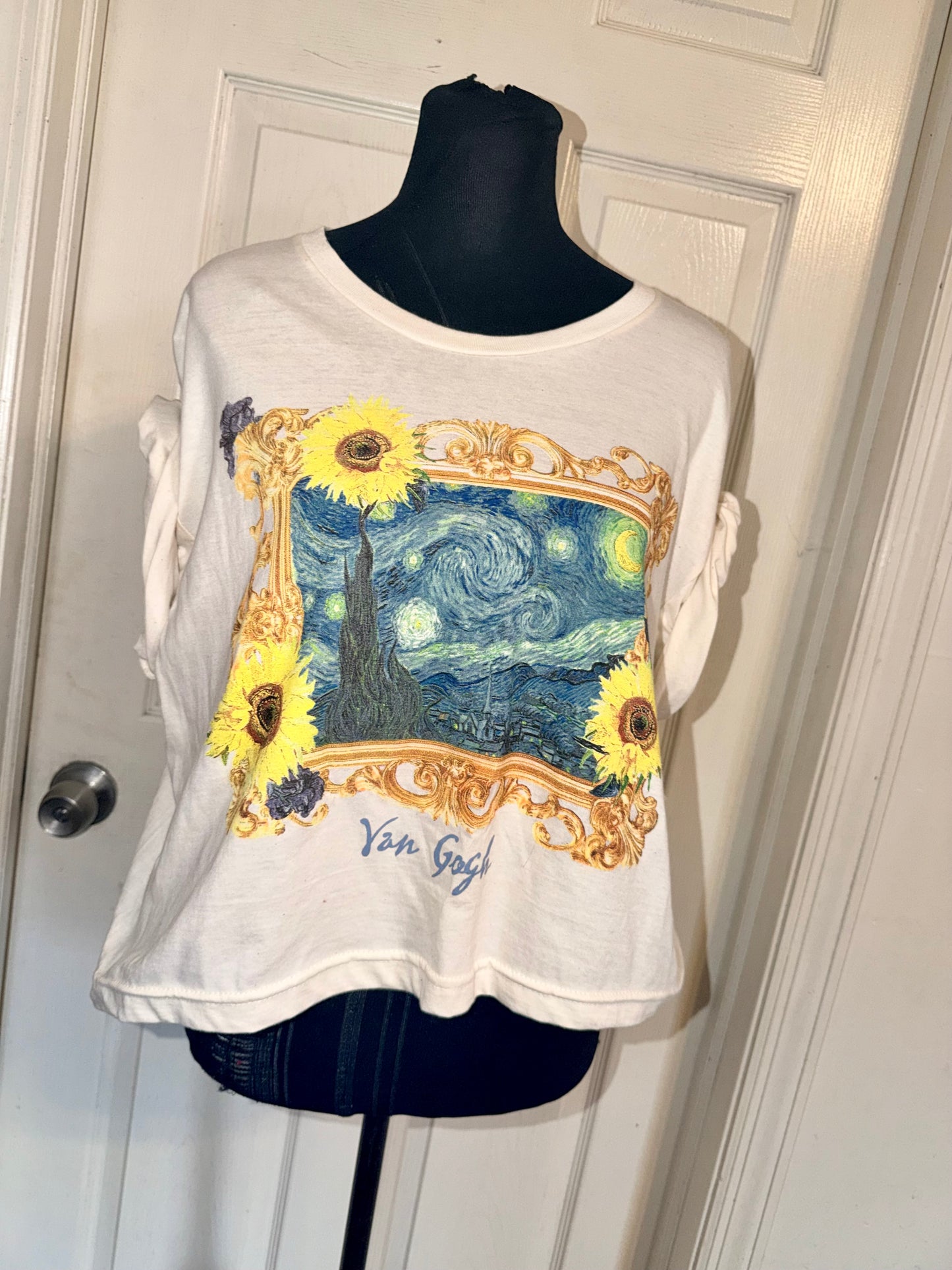 Vincent Van Gogh Cropped Tee