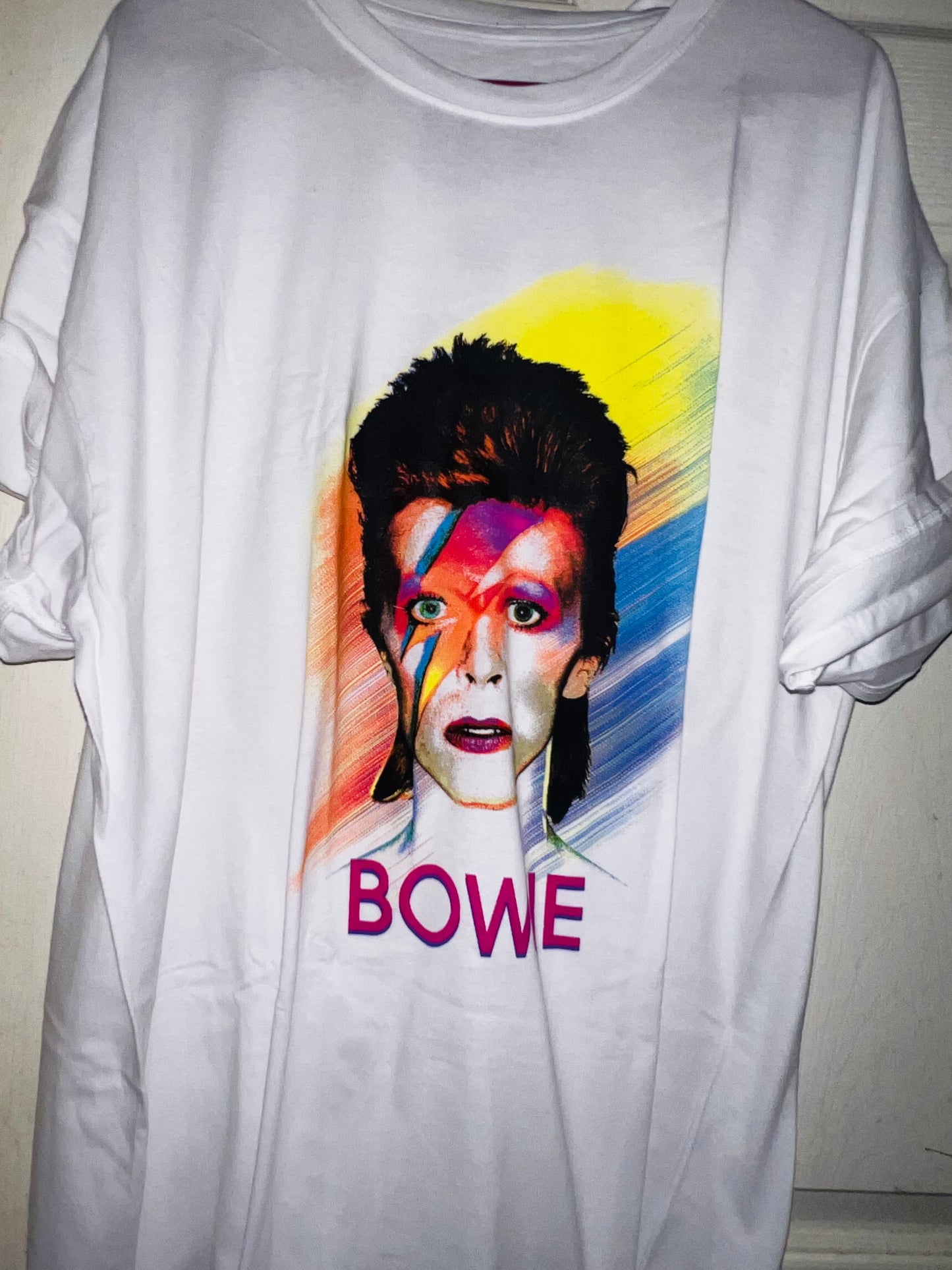 David Bowie Oversized Distressed Tee