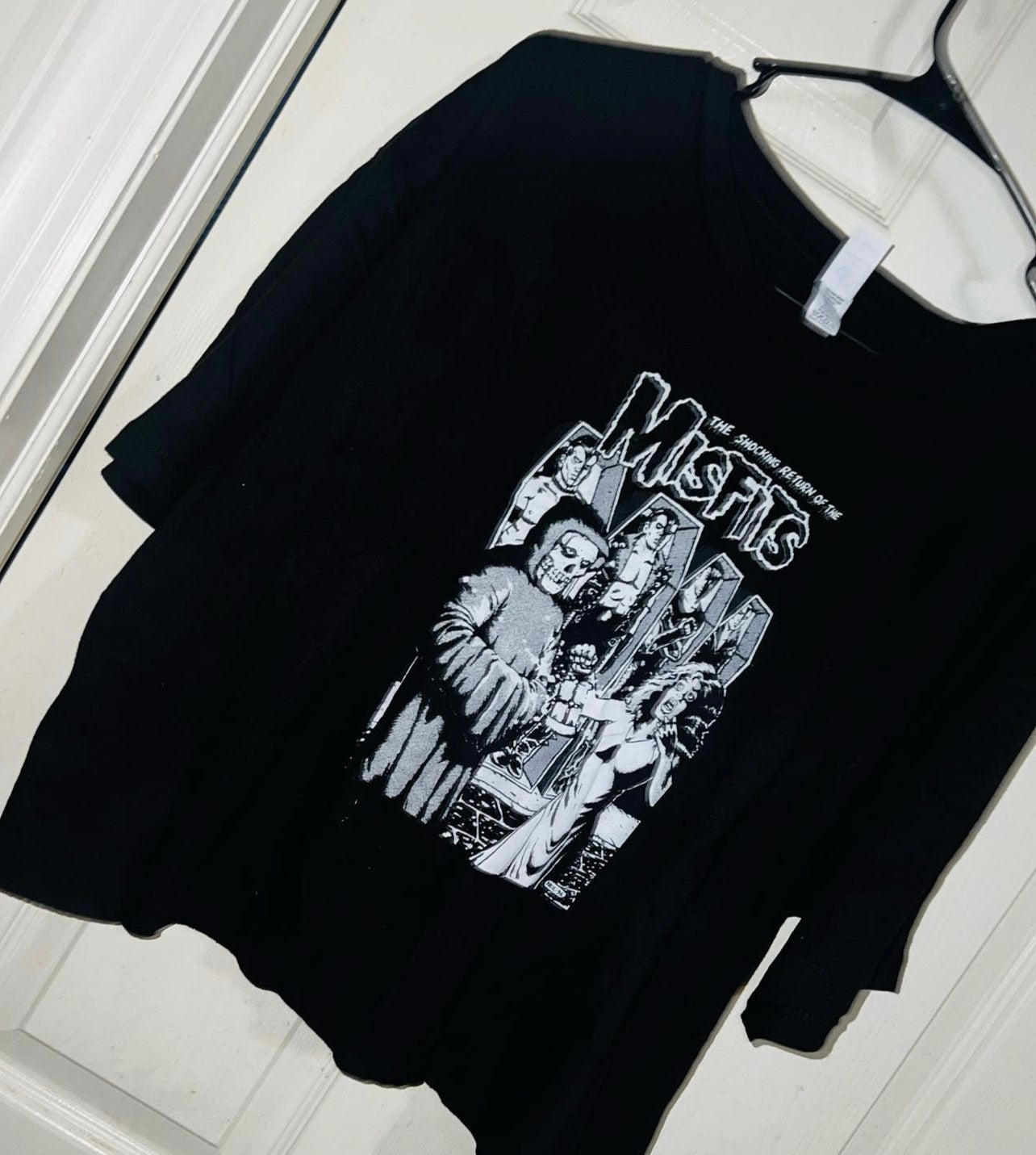 Misfits Cropped Oversized Tee