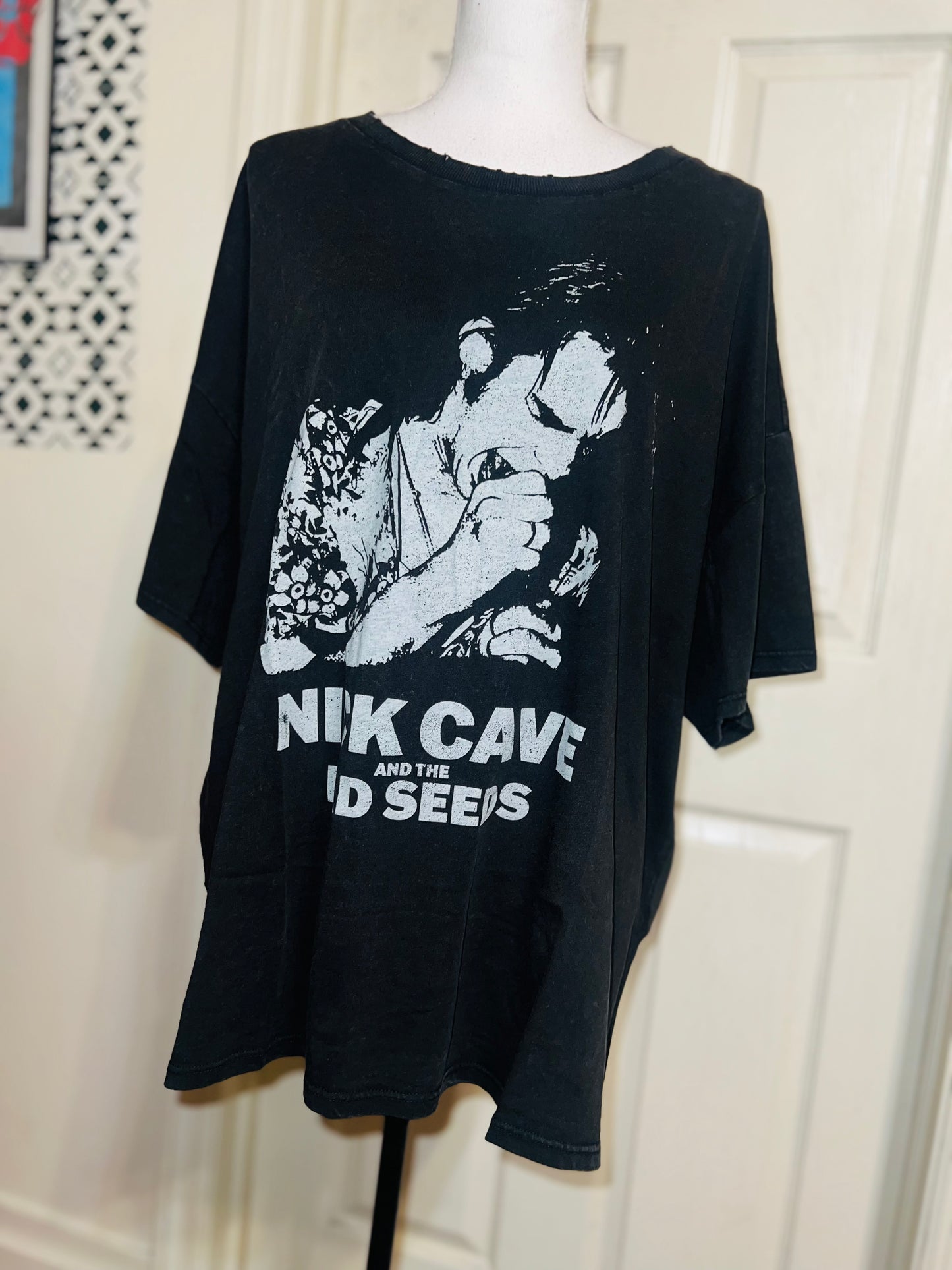 Nick Cave & The Bad Seeds Oversized Distressed Tee