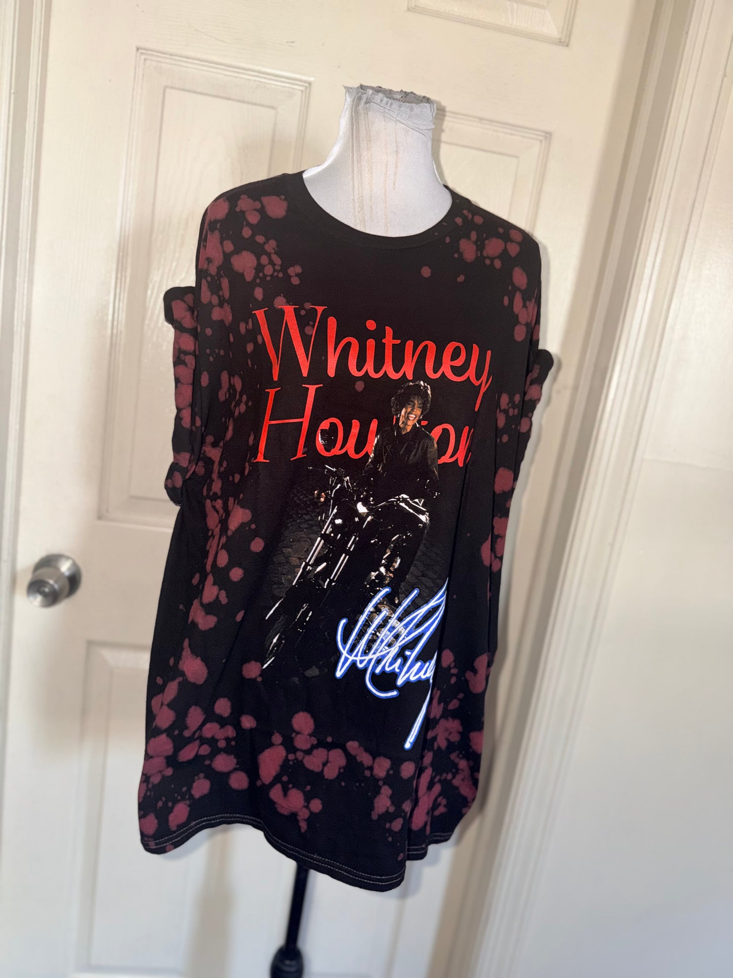 Whitney Houston Distressed Tee