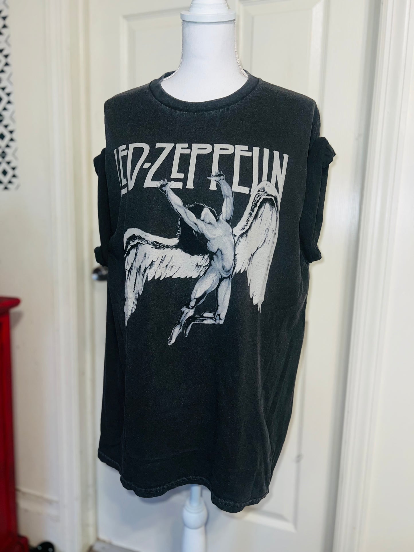 Led Zeppelin Oversized Distressed Tee