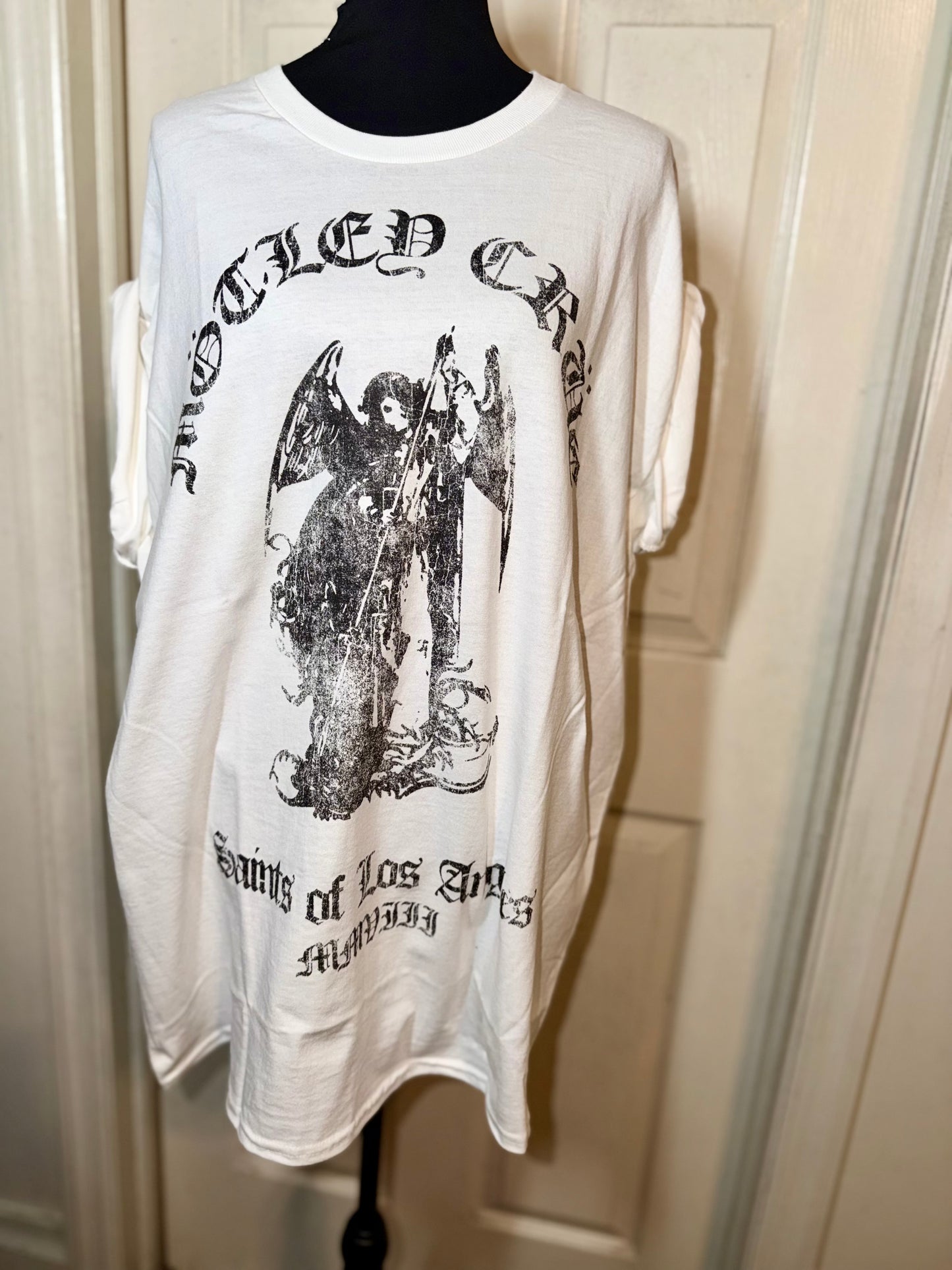 Motley Crue Oversized Distressed Tee