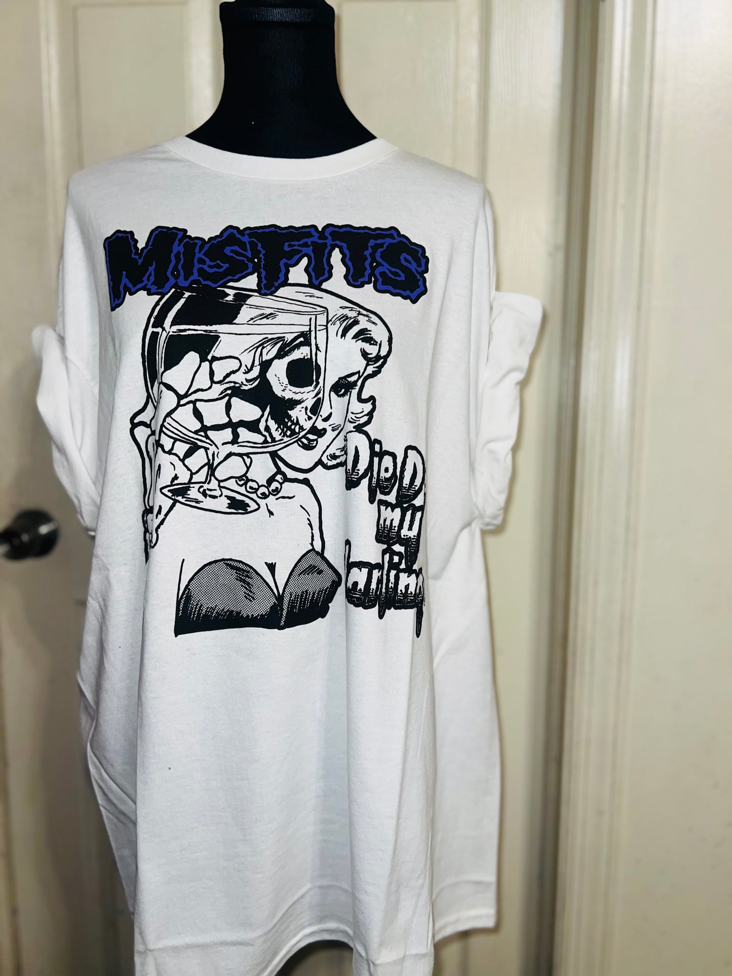 Misfits Oversized Distressed Tee