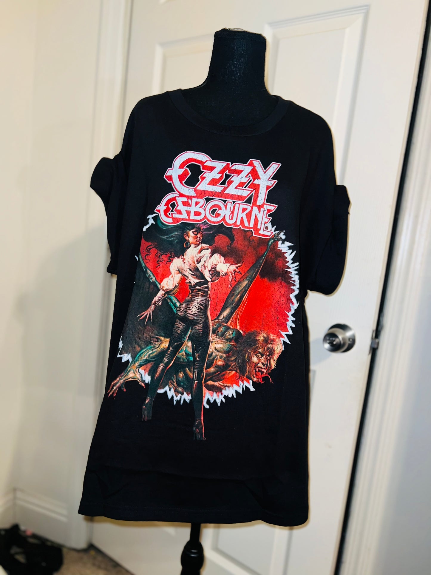 Ozzy Osbourne Oversized Distressed Tee