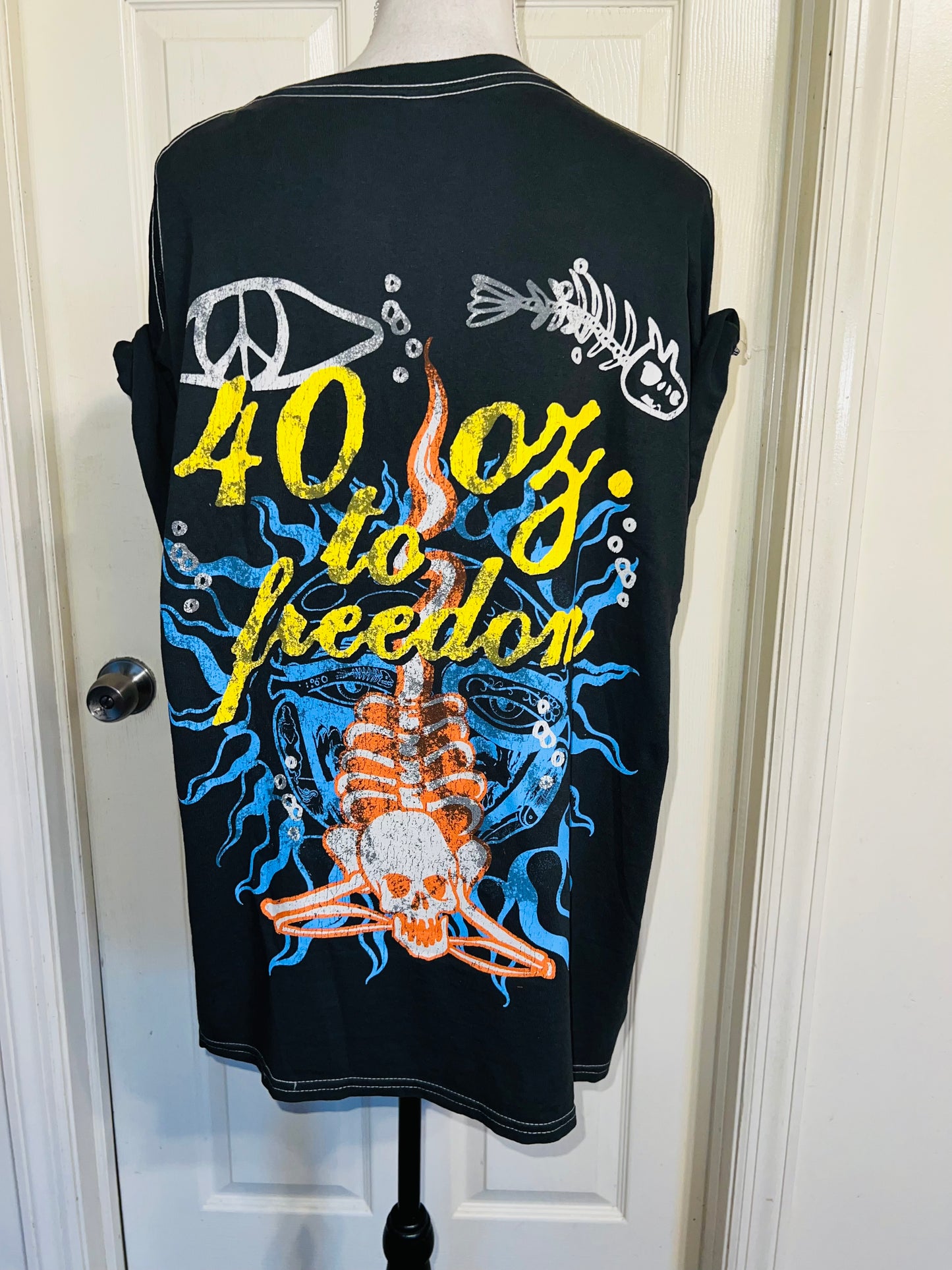 Sublime Double Sided Oversized Distressed Tee