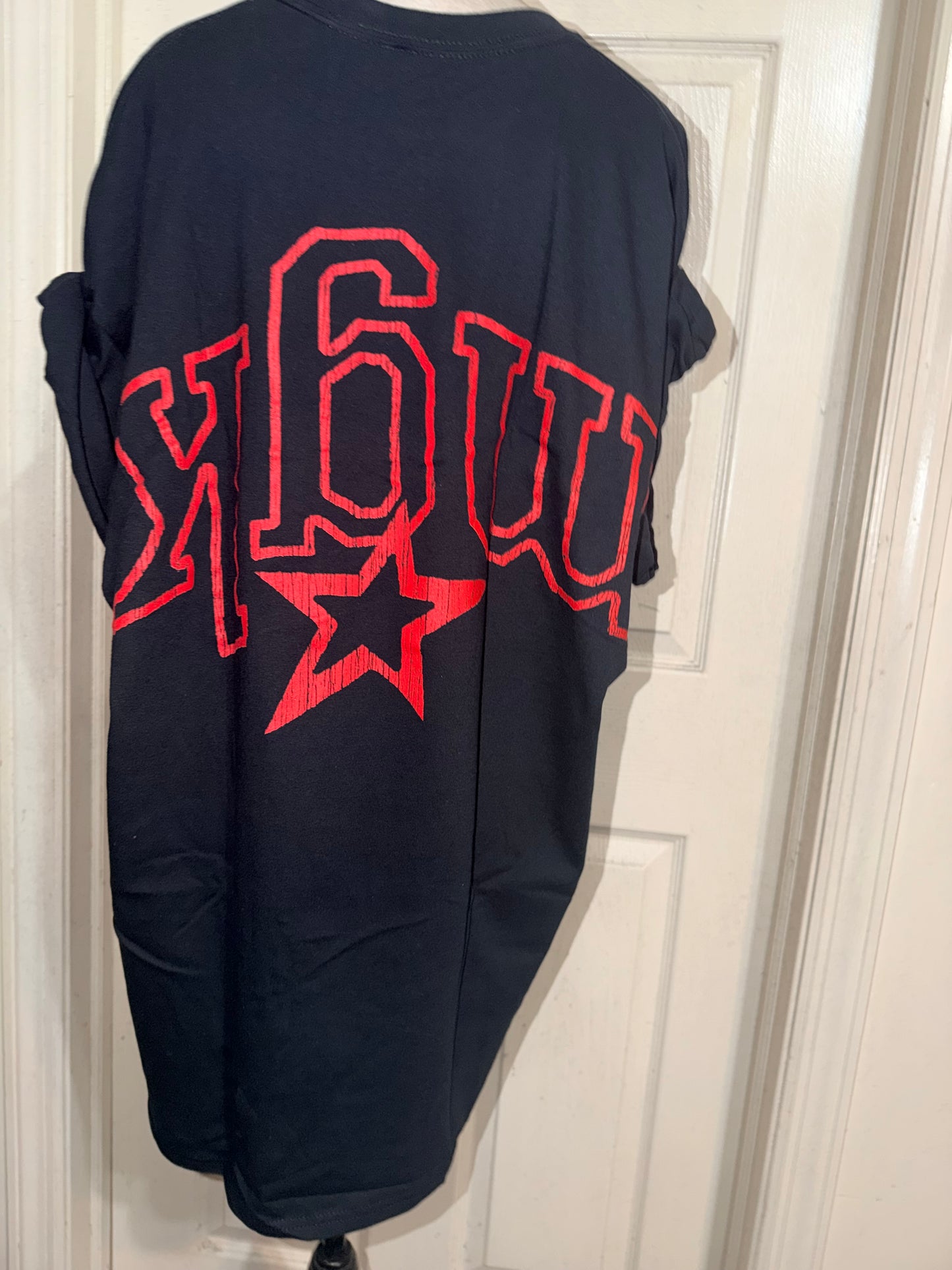 Machine Gun Kelly Double Sided Oversized Distressed Tee