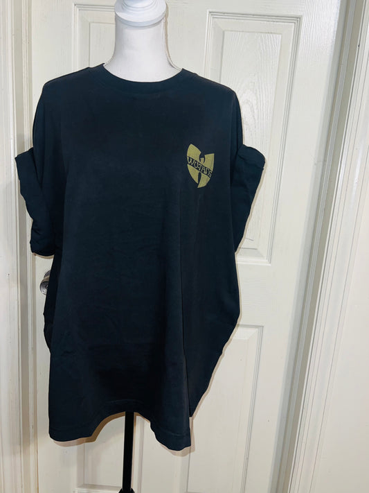 Wu-Tang Clan Double Sided Oversized Distressed Tee