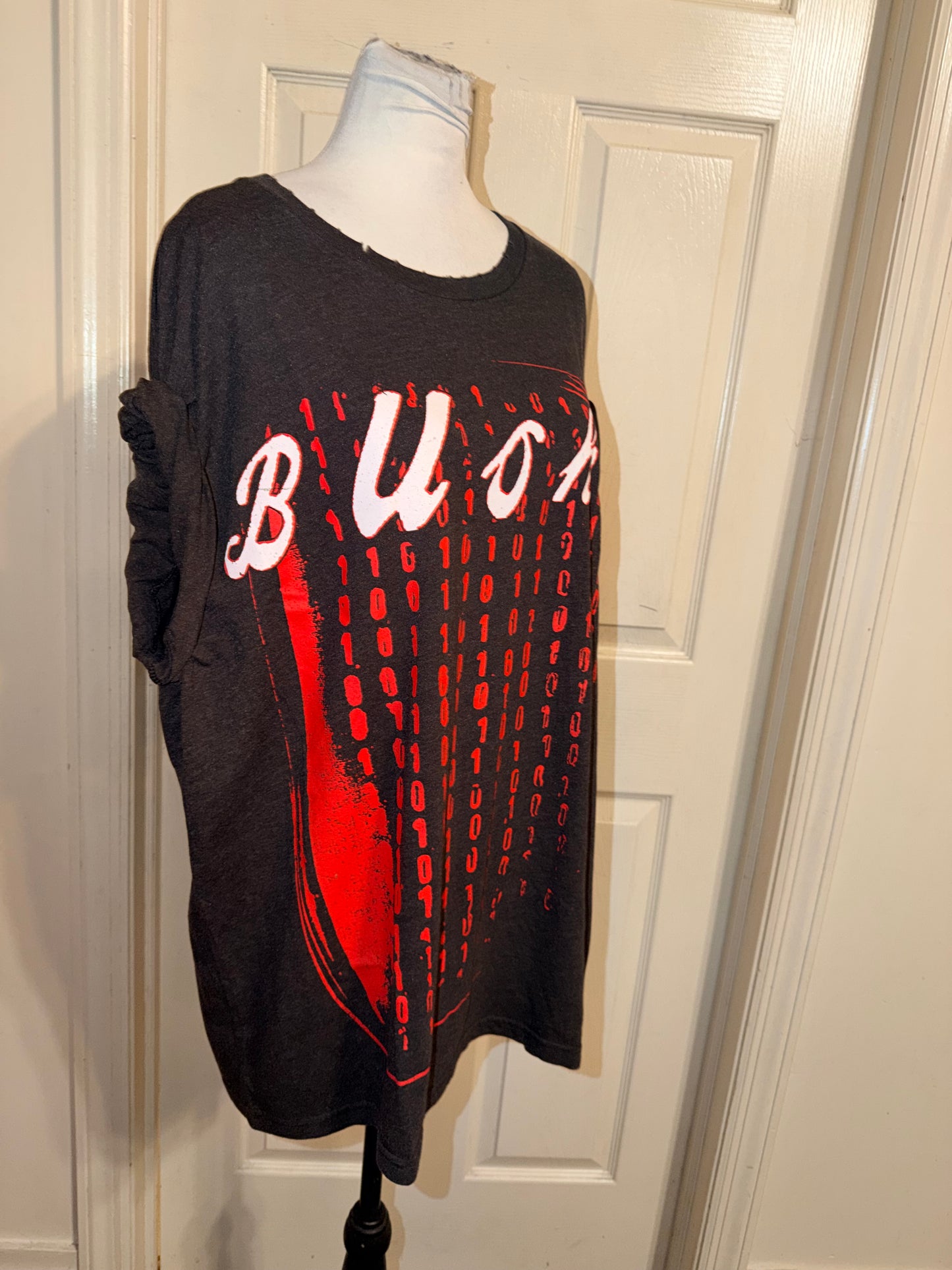 Bush Double Sided Oversized Distressed Tee