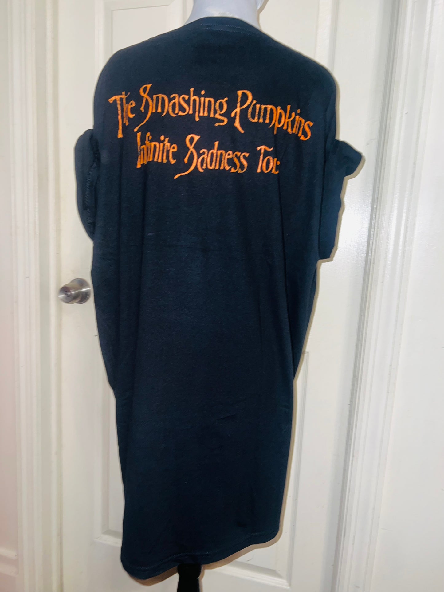 The Smashing Pumpkins Tour Double Sided Oversized Distressed Tee