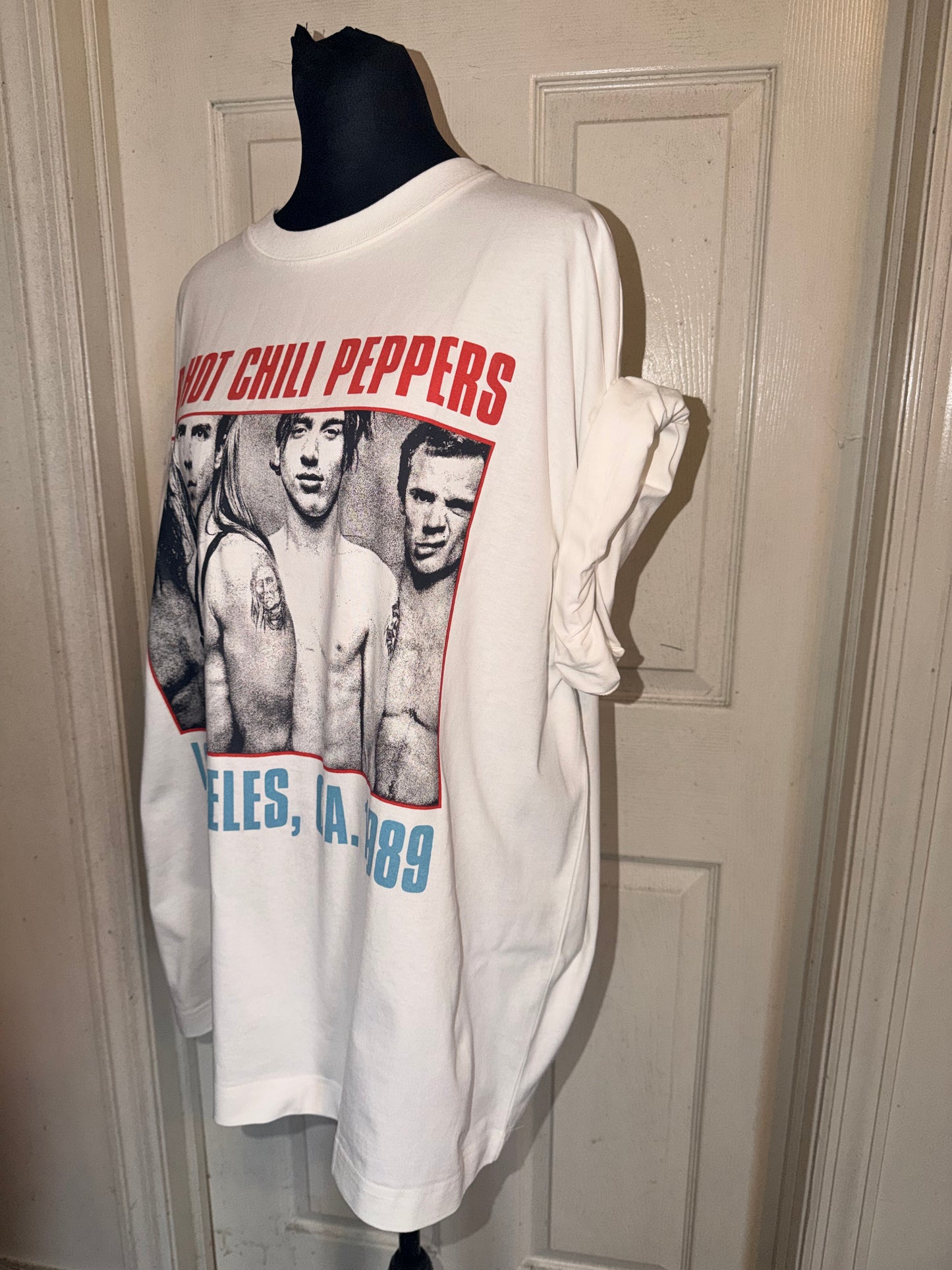 Red Hot Chili Peppers Oversized Distressed Tee