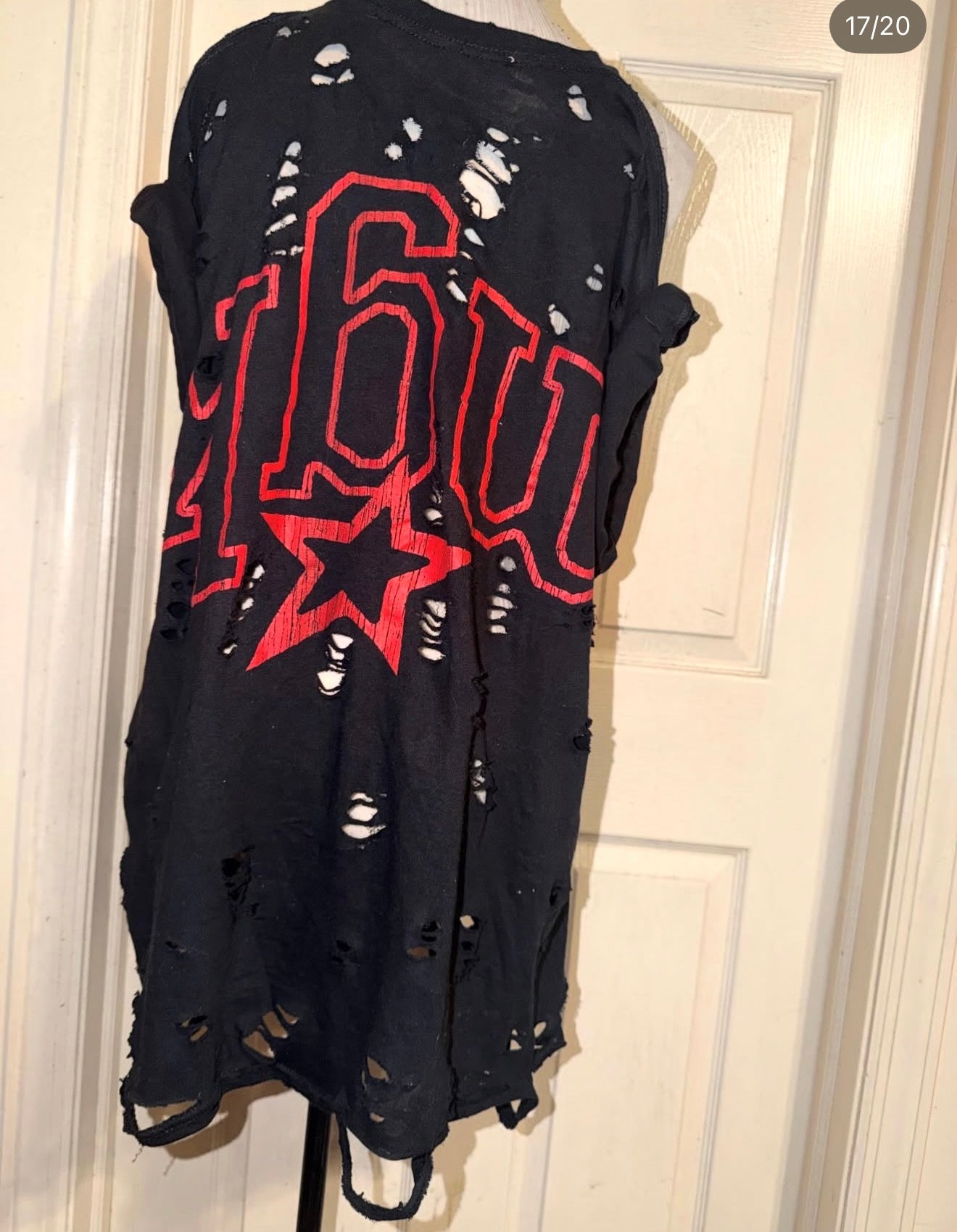Machine Gun Kelly Double Sided Oversized Distressed Tee (as is)