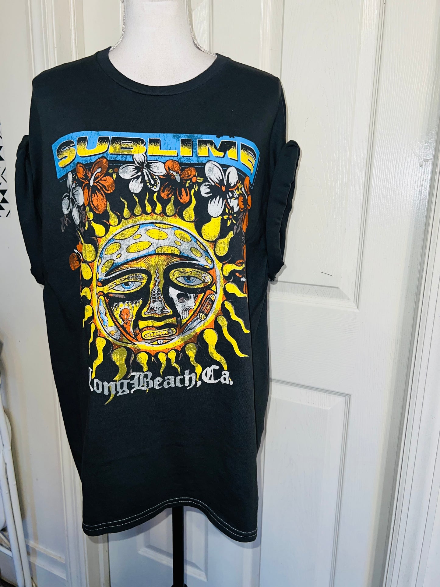 Sublime Double Sided Oversized Distressed Tee