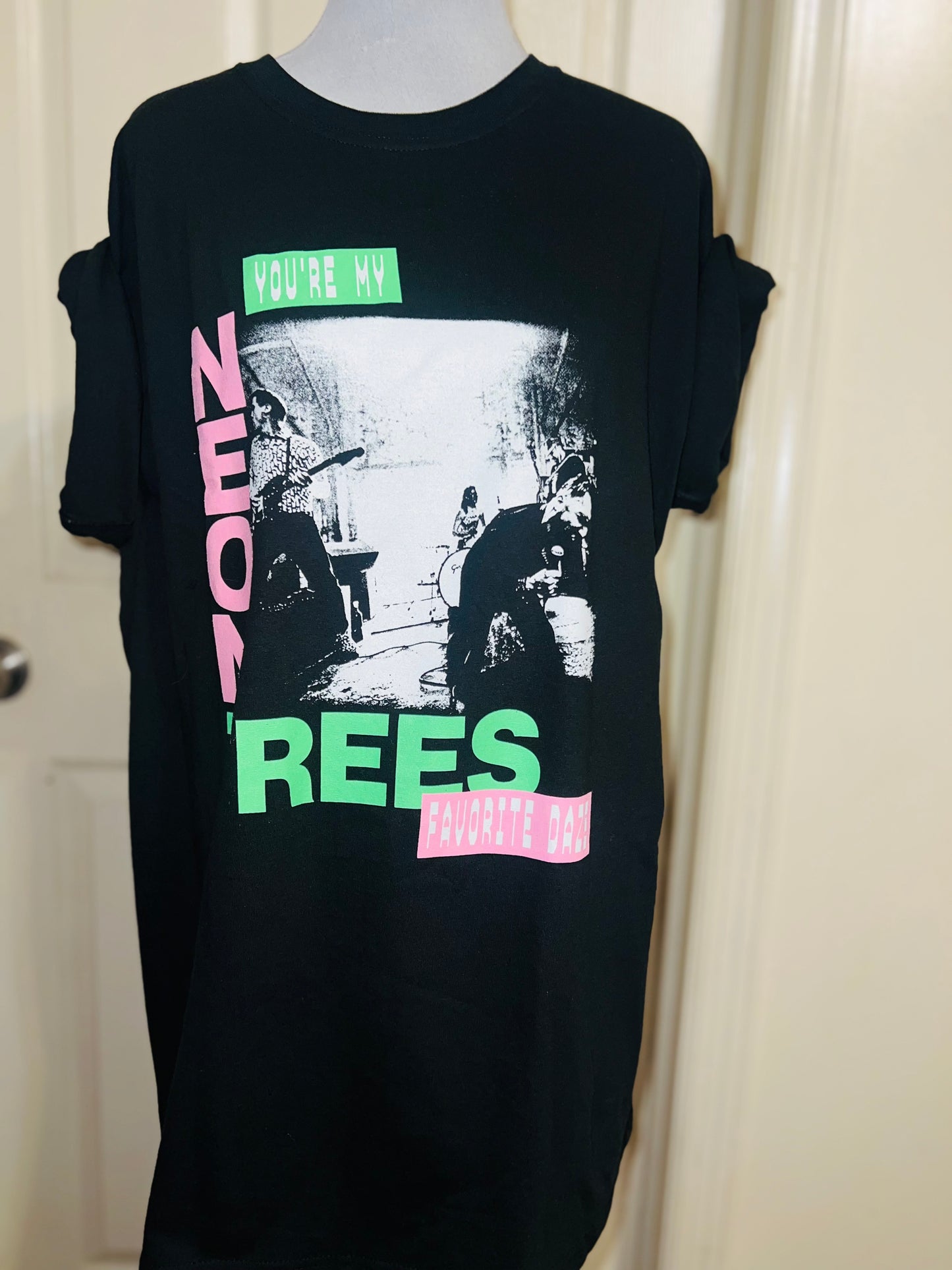 Neon Trees Oversized Distressed Tee