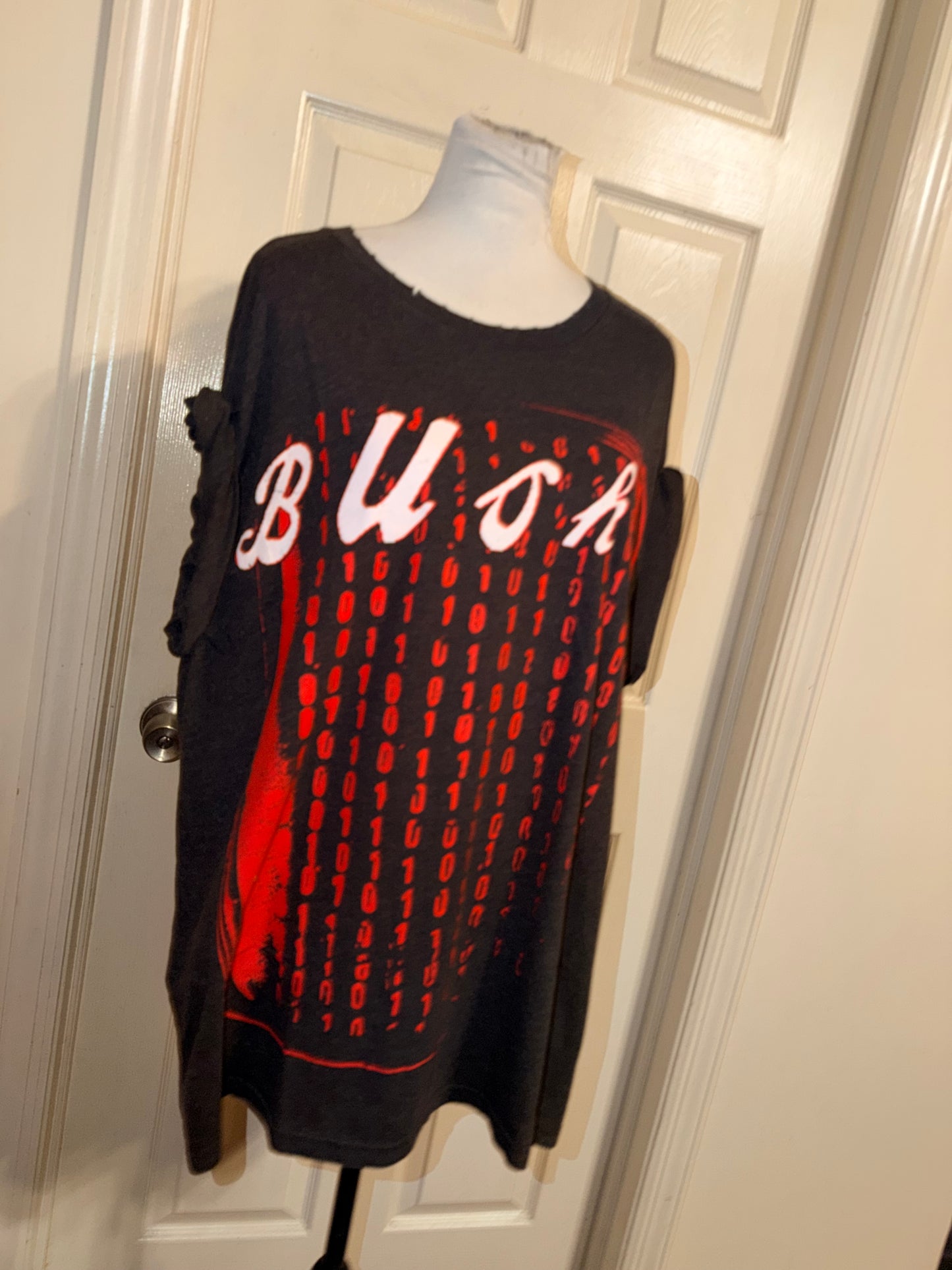 Bush Double Sided Oversized Distressed Tee
