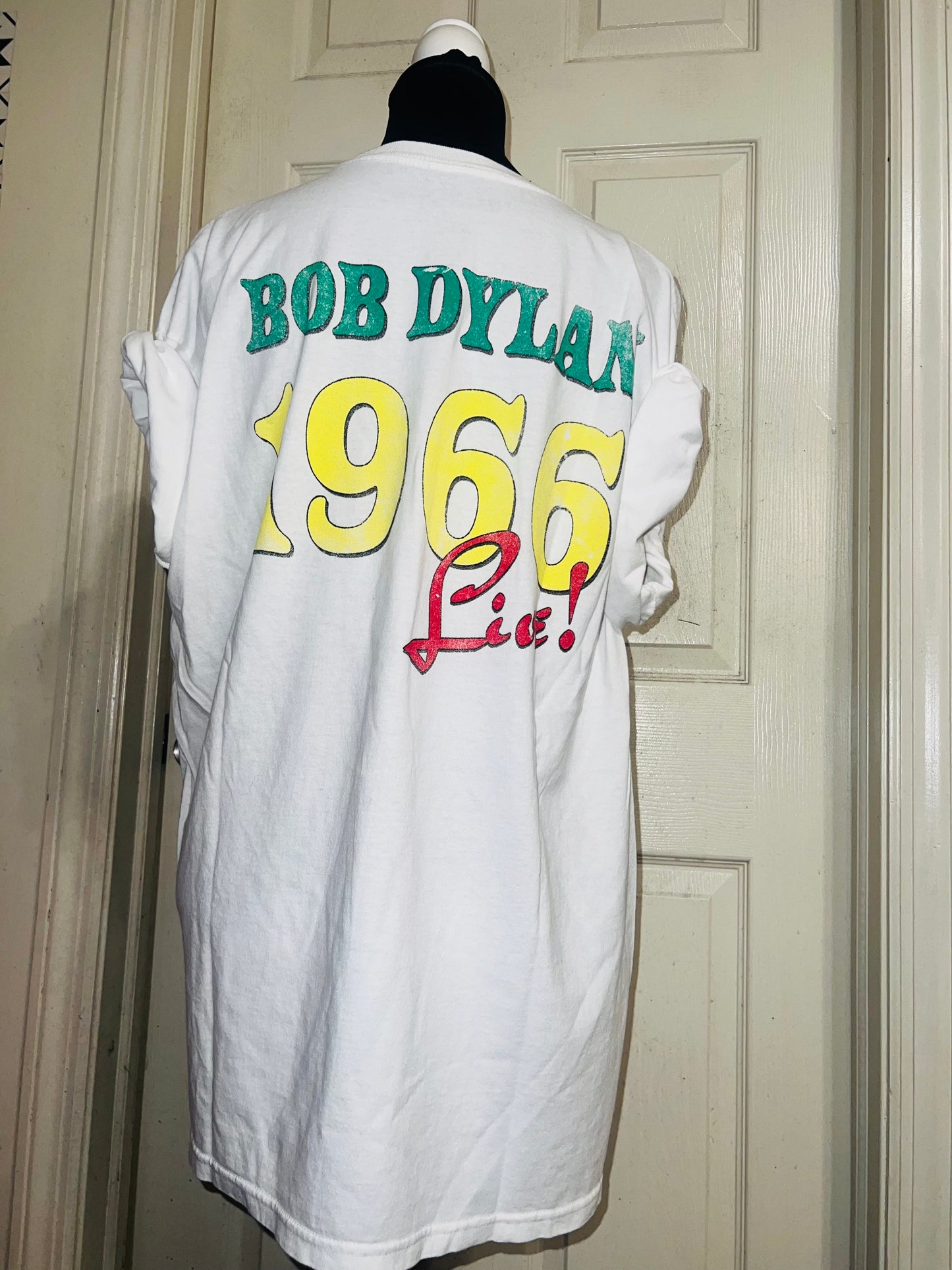 Bob Dylan Double Sided Oversized Distressed Tee