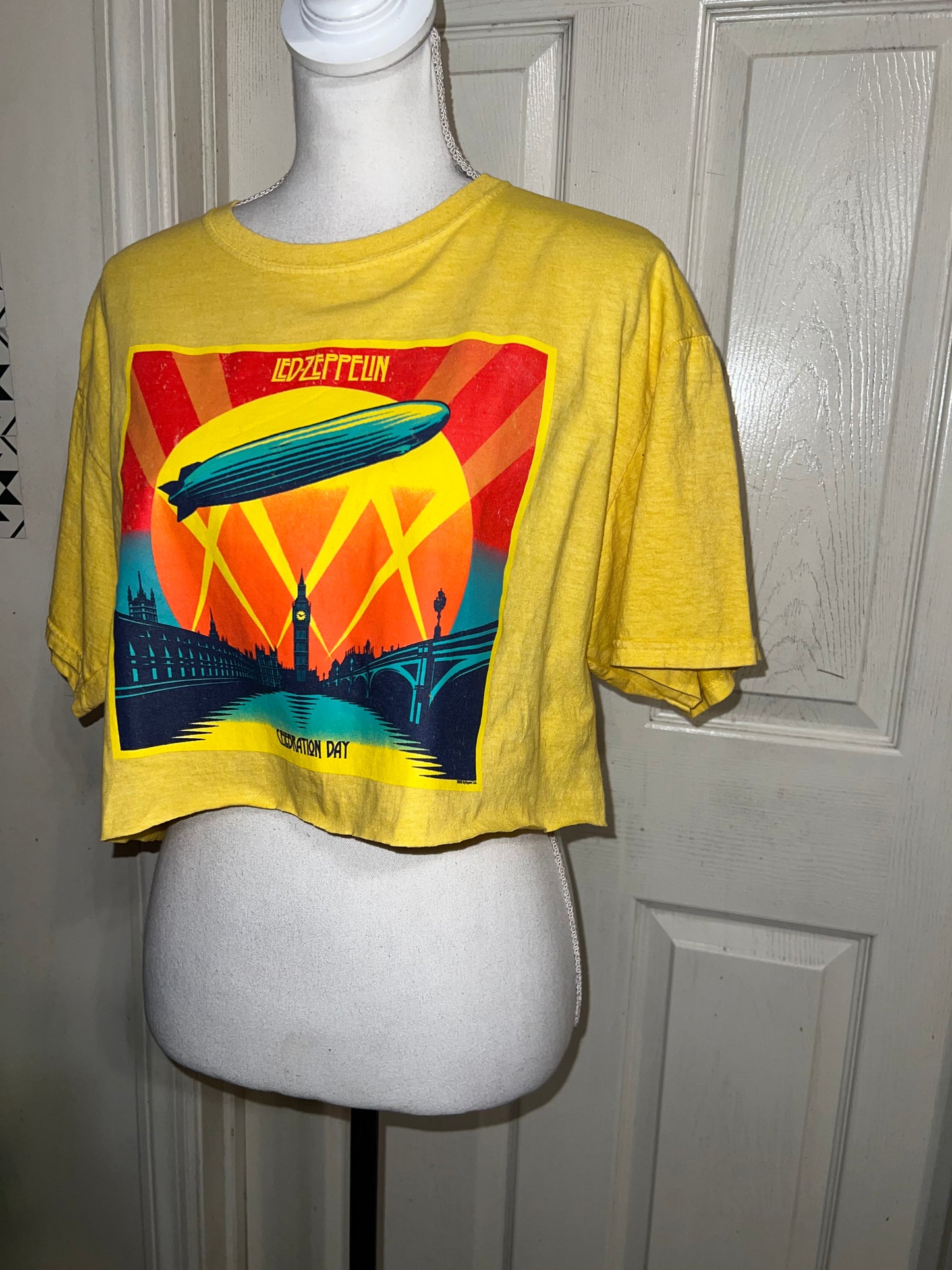 Led Zeppelin Blimp Oversized Distressed Tee