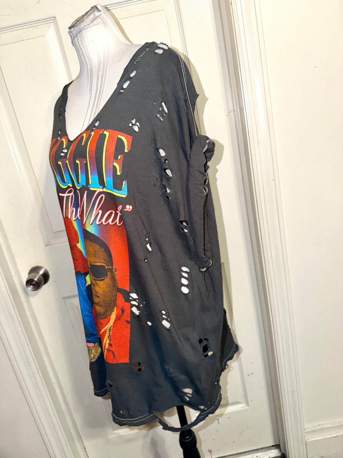 Biggie Smalls Oversized Distressed Tee (as is)