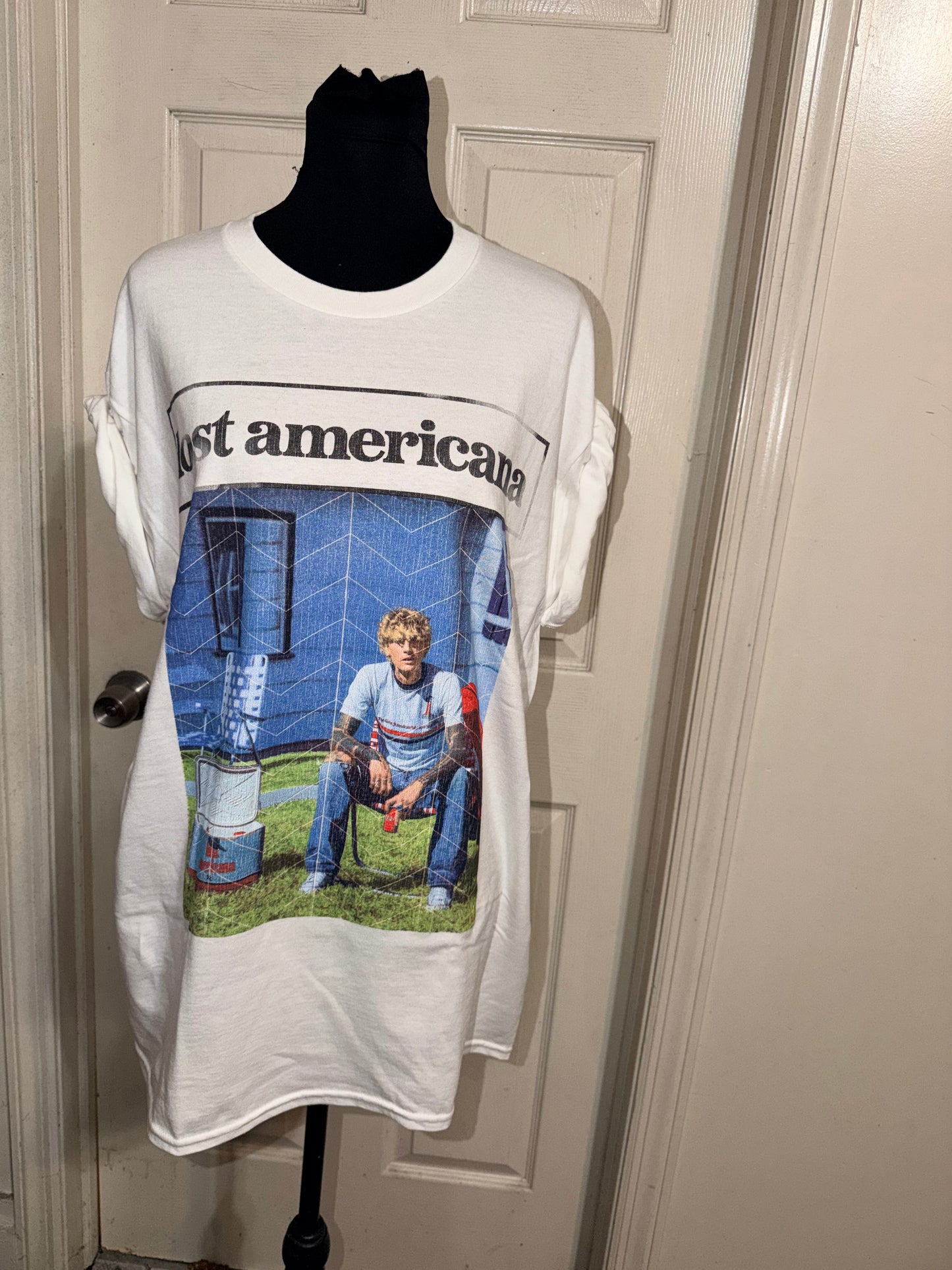 Machine Gun Kelly Oversized Distressed Tee